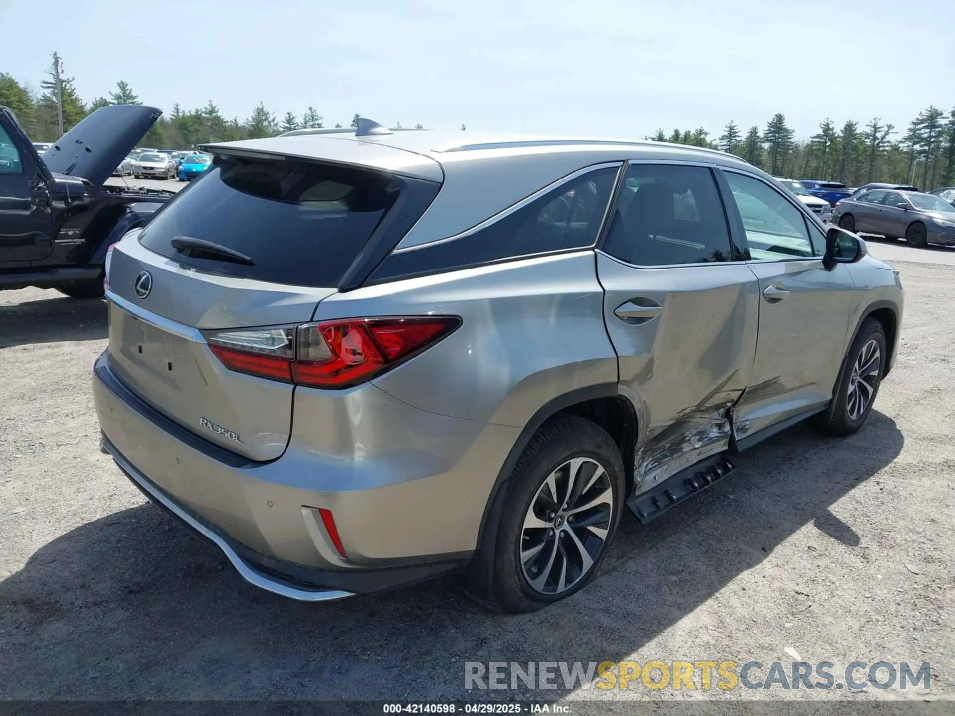 4 Photograph of a damaged car JTJHZKFAXL2025840 LEXUS RX 350L 2020