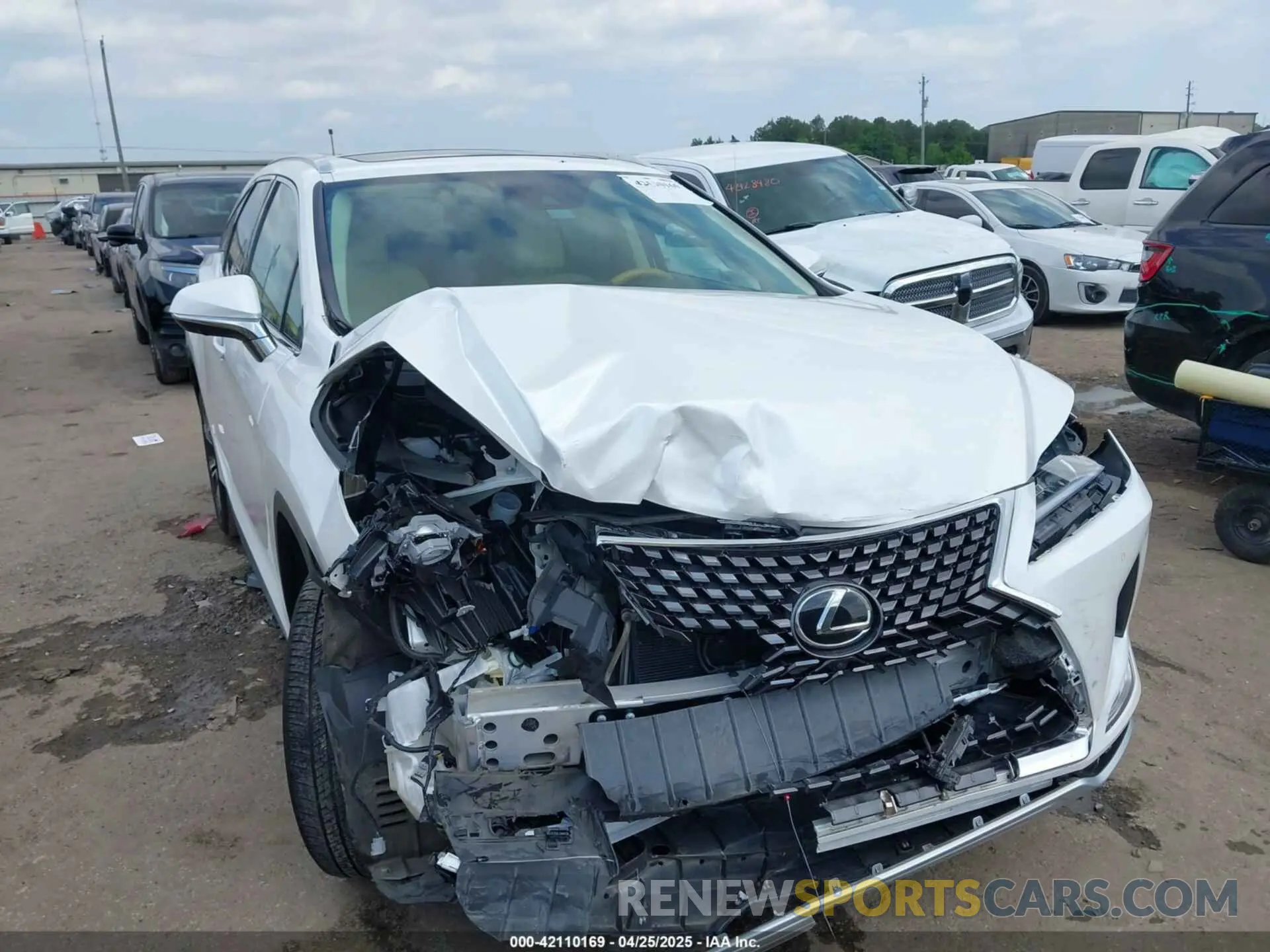 6 Photograph of a damaged car JTJHZKEA0N2023714 LEXUS RX 350L 2022