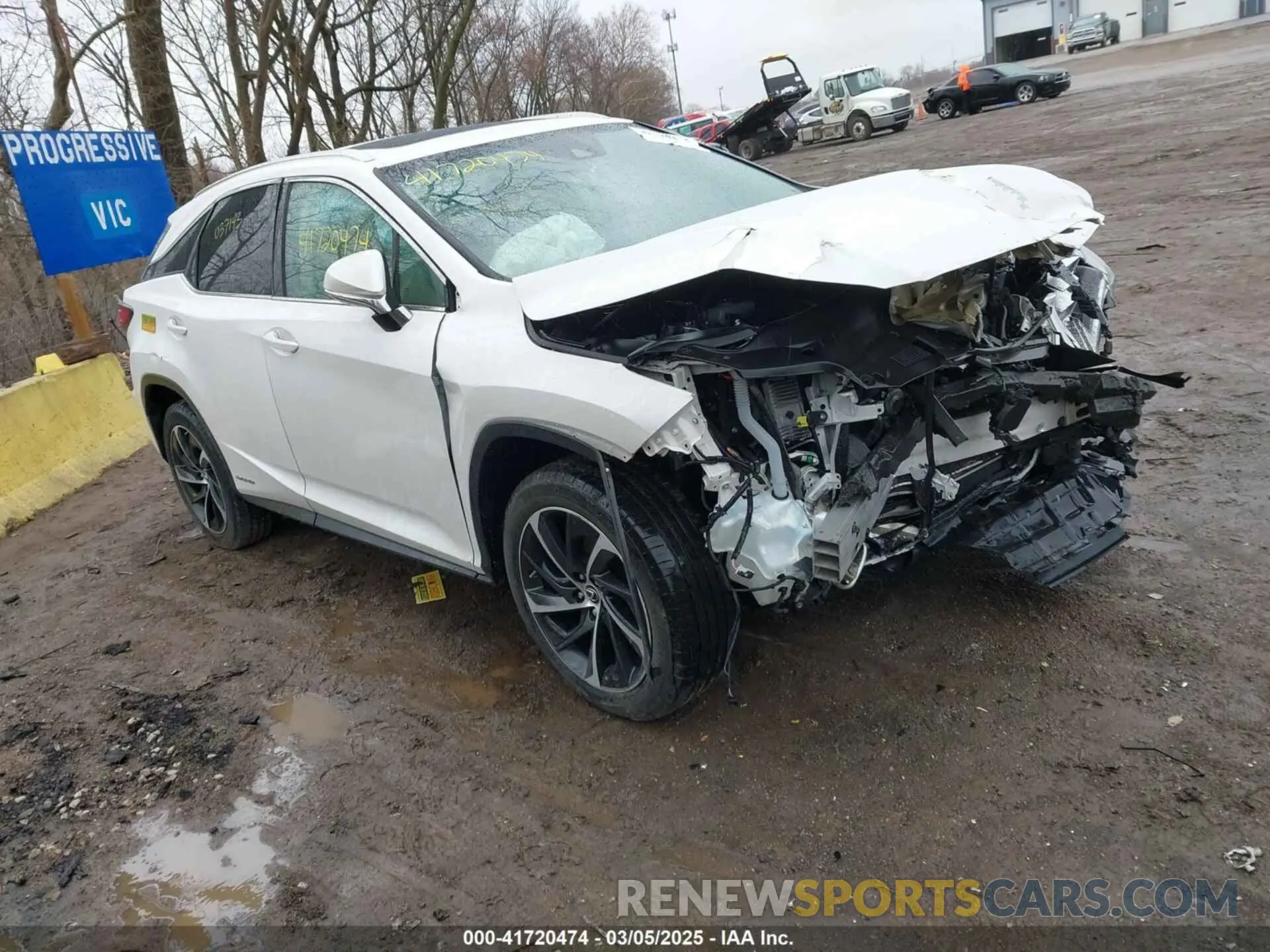 1 Photograph of a damaged car 2T2BGMCA1KC037143 LEXUS RX 450H 2019