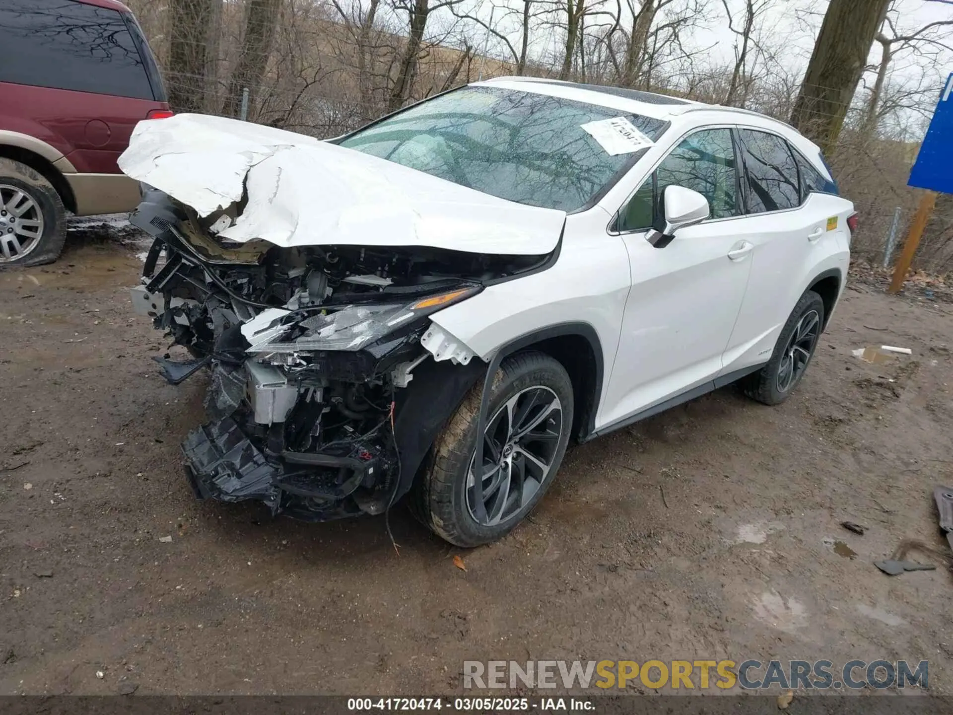 2 Photograph of a damaged car 2T2BGMCA1KC037143 LEXUS RX 450H 2019