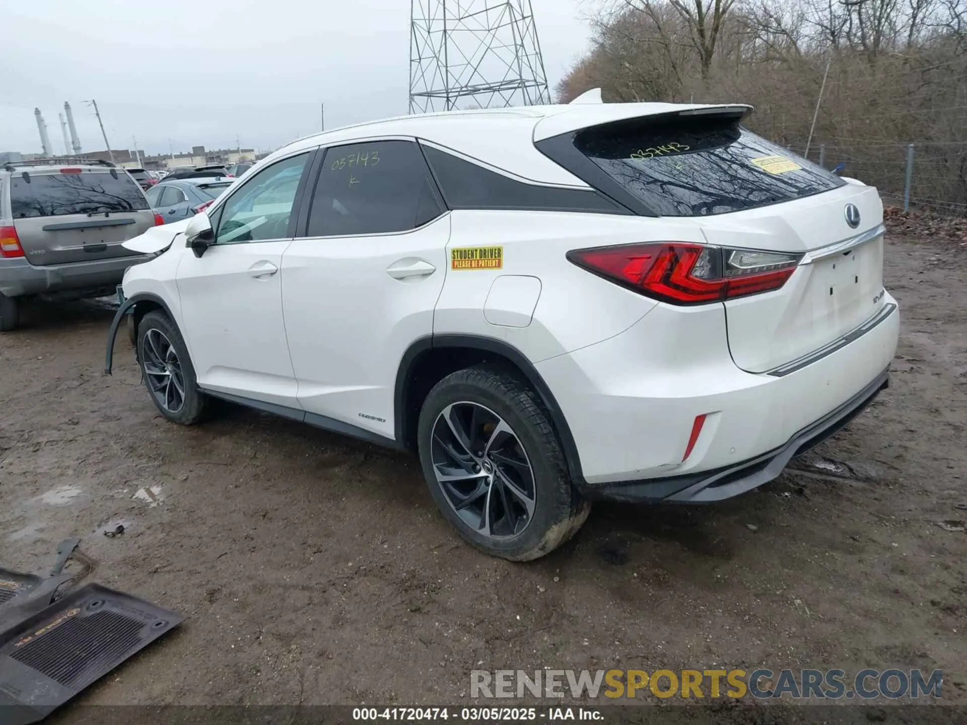 3 Photograph of a damaged car 2T2BGMCA1KC037143 LEXUS RX 450H 2019