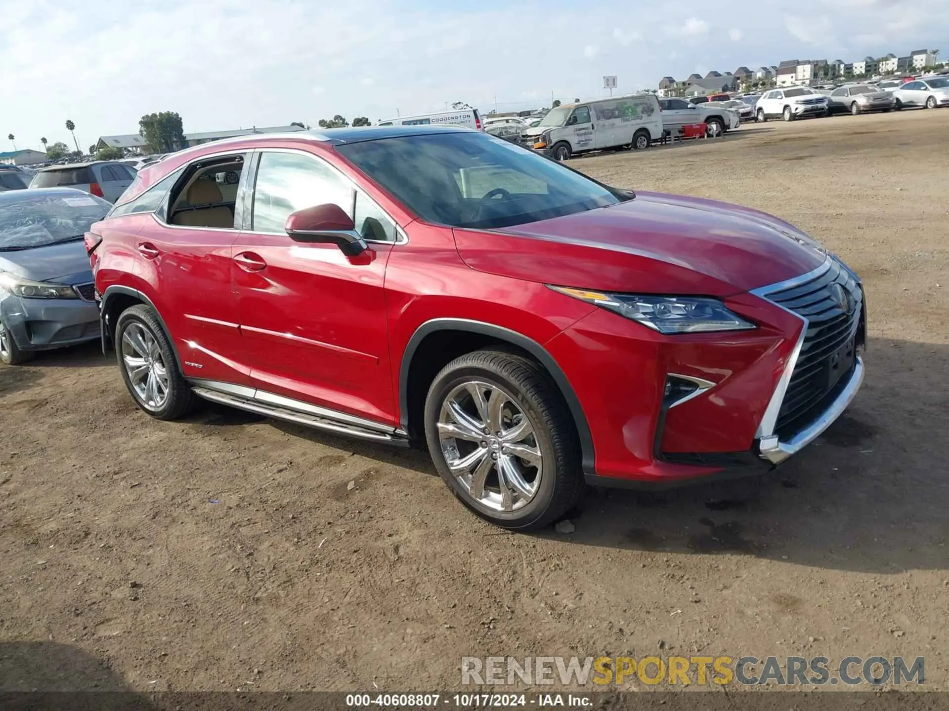 1 Photograph of a damaged car 2T2BGMCA9KC038184 LEXUS RX 450H 2019