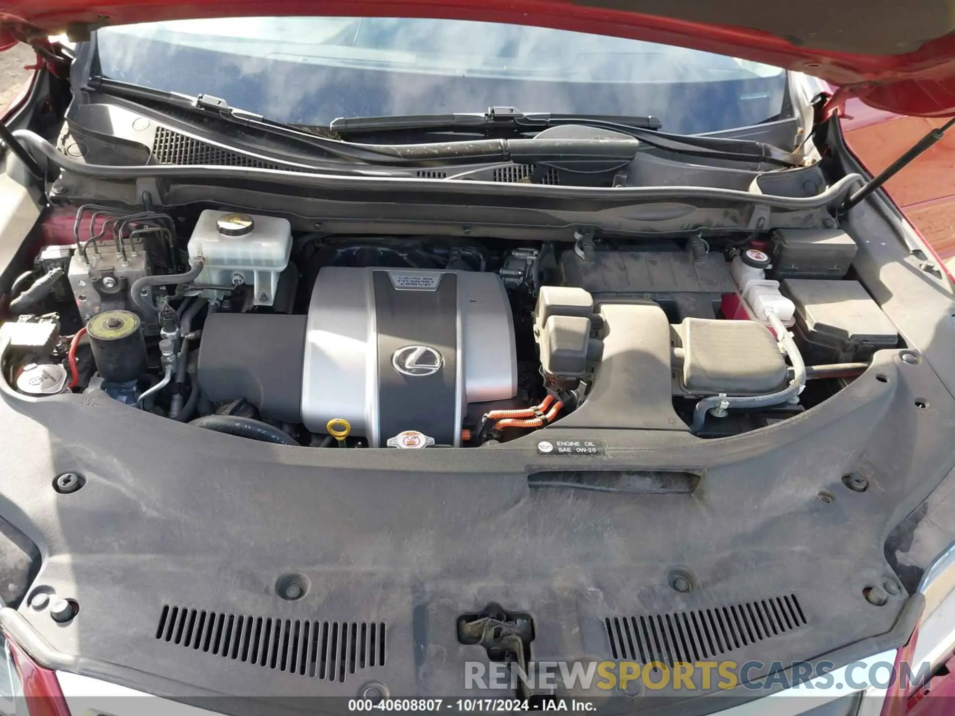 10 Photograph of a damaged car 2T2BGMCA9KC038184 LEXUS RX 450H 2019