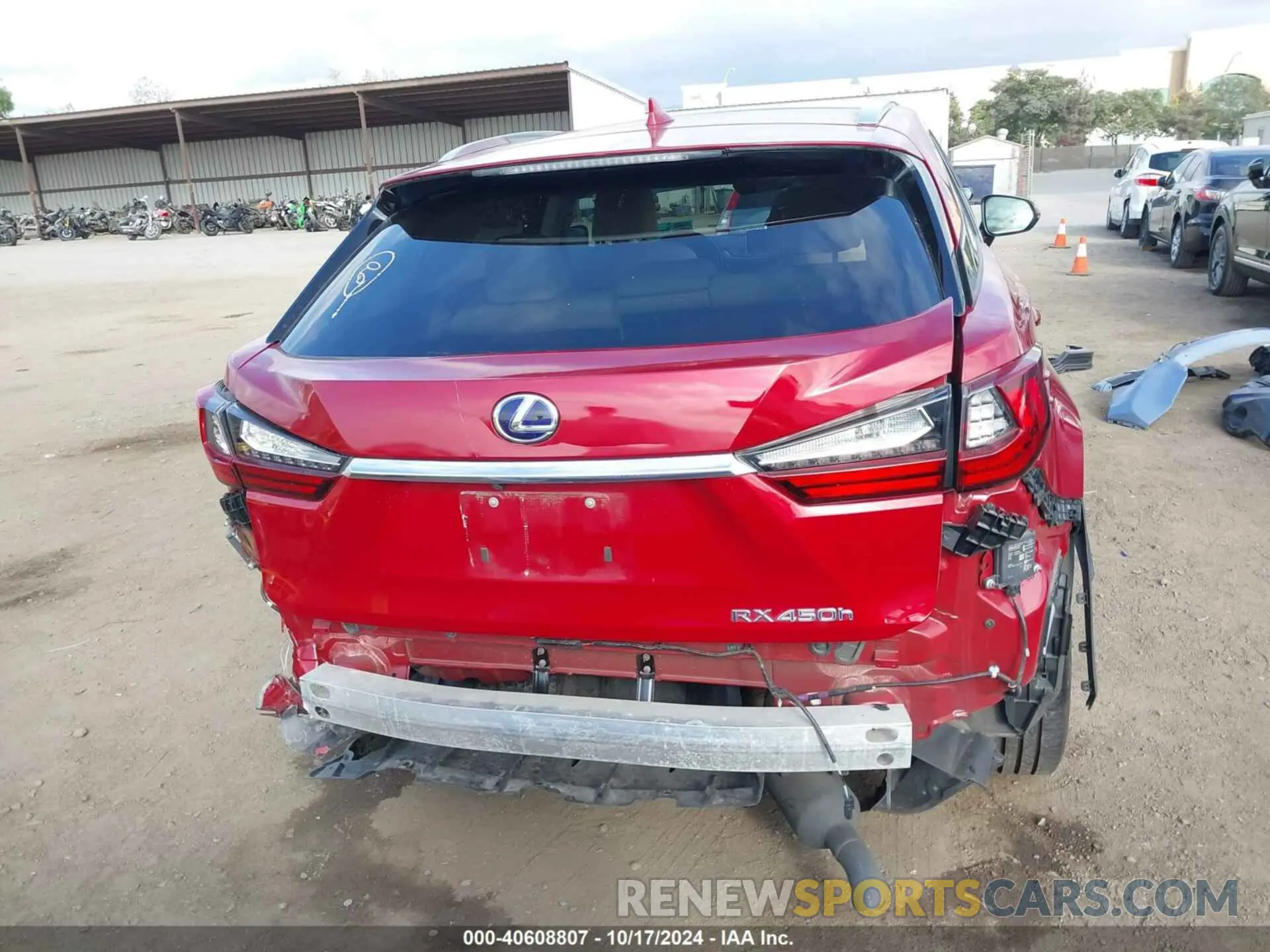 16 Photograph of a damaged car 2T2BGMCA9KC038184 LEXUS RX 450H 2019
