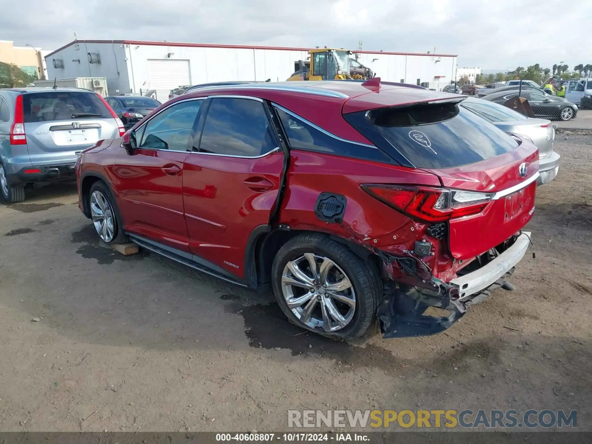 3 Photograph of a damaged car 2T2BGMCA9KC038184 LEXUS RX 450H 2019