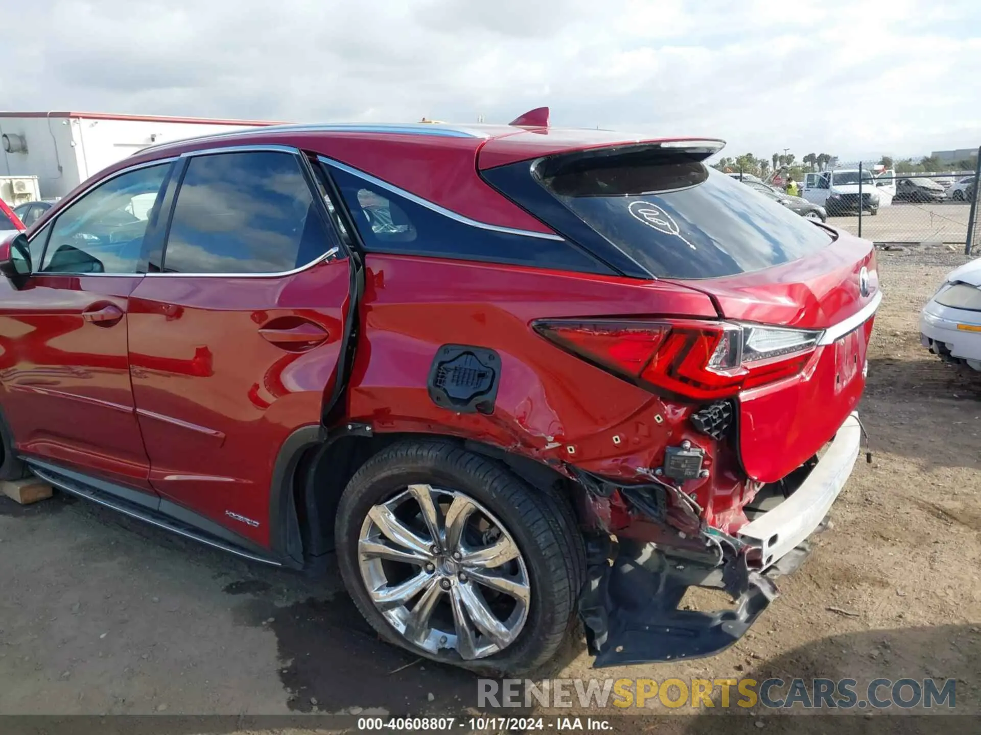 6 Photograph of a damaged car 2T2BGMCA9KC038184 LEXUS RX 450H 2019