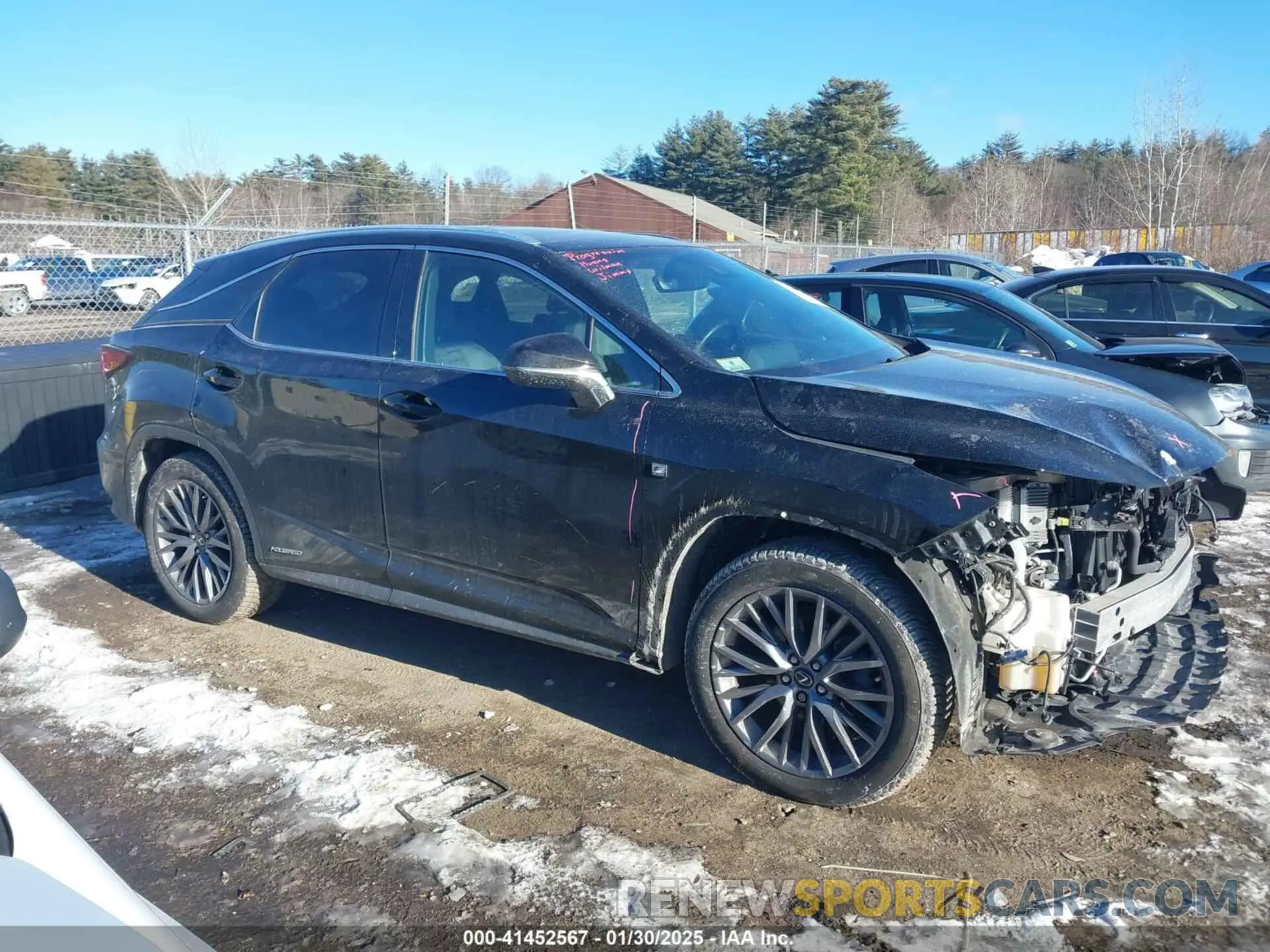 14 Фотография поврежденного автомобиля 2T2BGMCAXKC042566 LEXUS RX 450H 2019