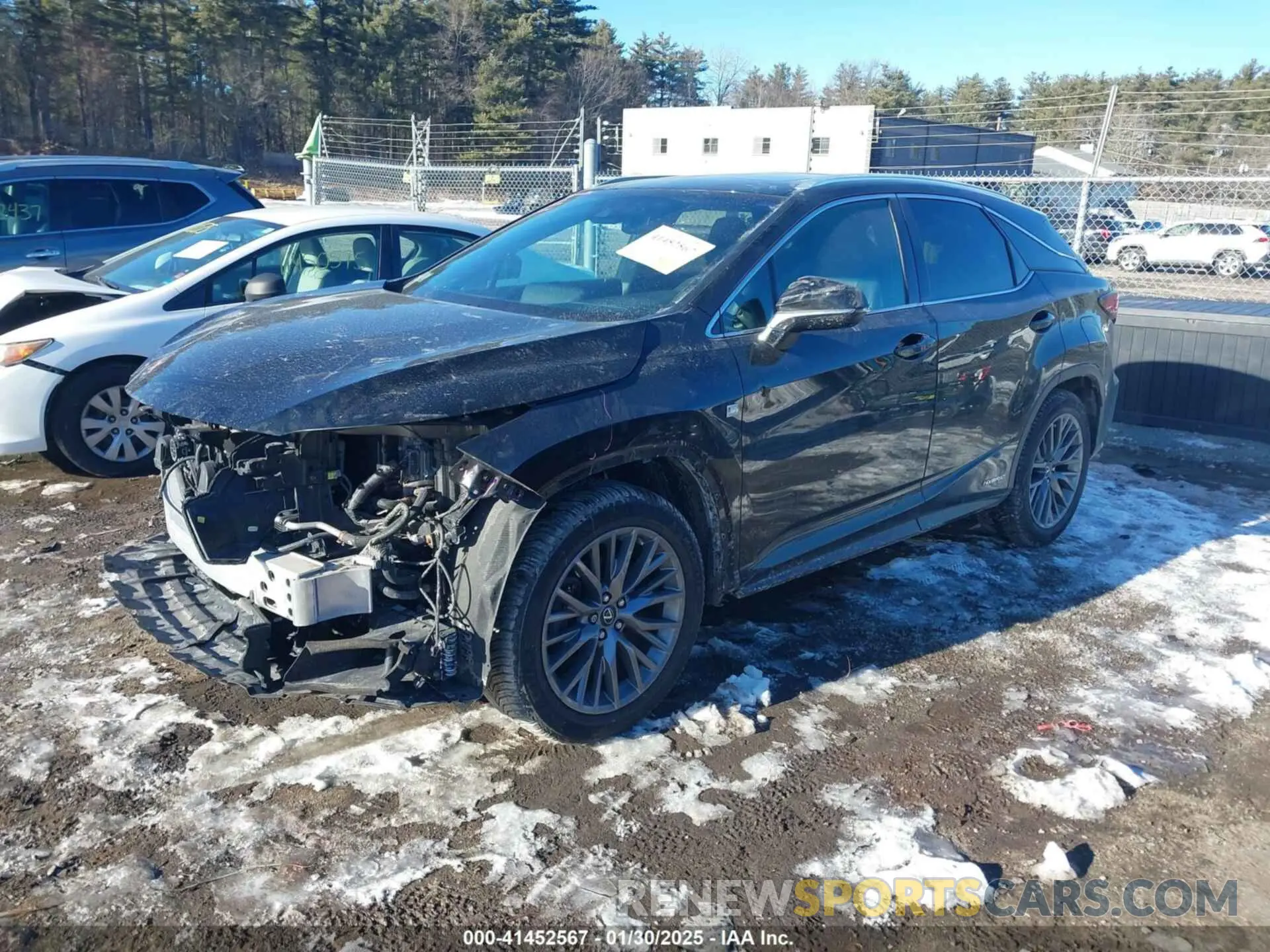 2 Фотография поврежденного автомобиля 2T2BGMCAXKC042566 LEXUS RX 450H 2019
