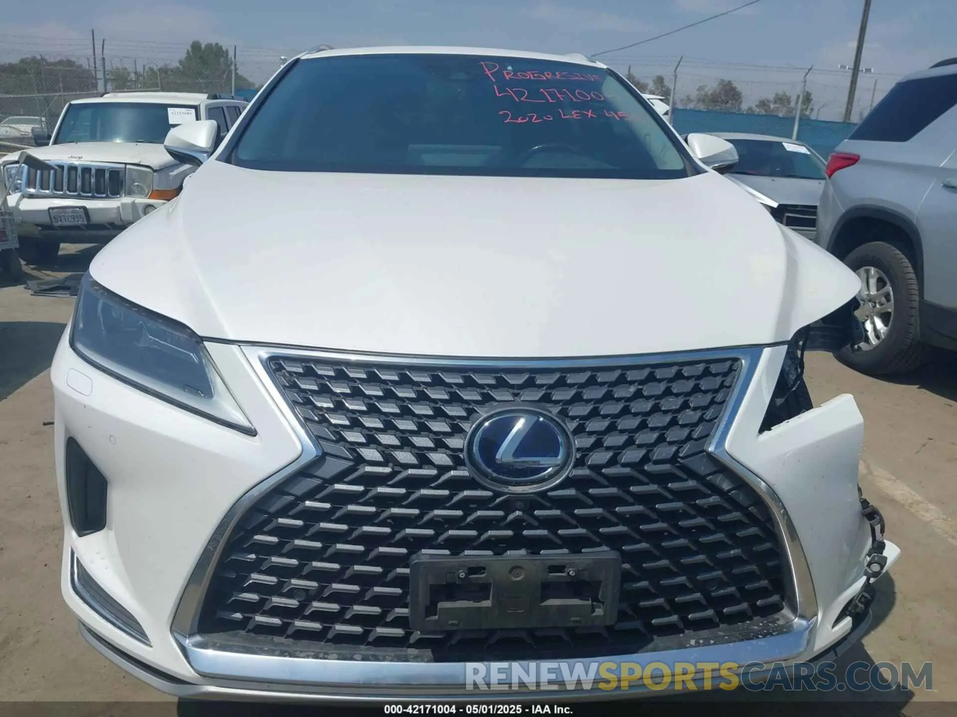 12 Фотография поврежденного автомобиля 2T2HGMDA4LC050687 LEXUS RX 450H 2020