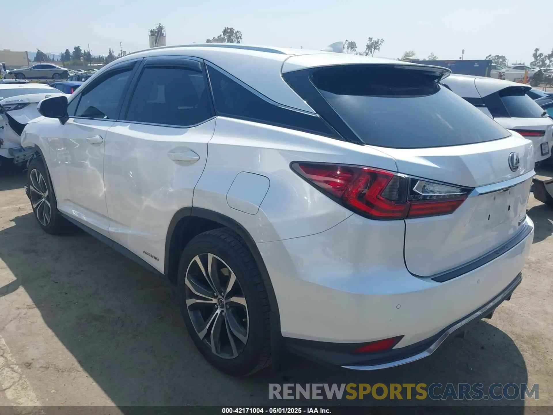 3 Фотография поврежденного автомобиля 2T2HGMDA4LC050687 LEXUS RX 450H 2020