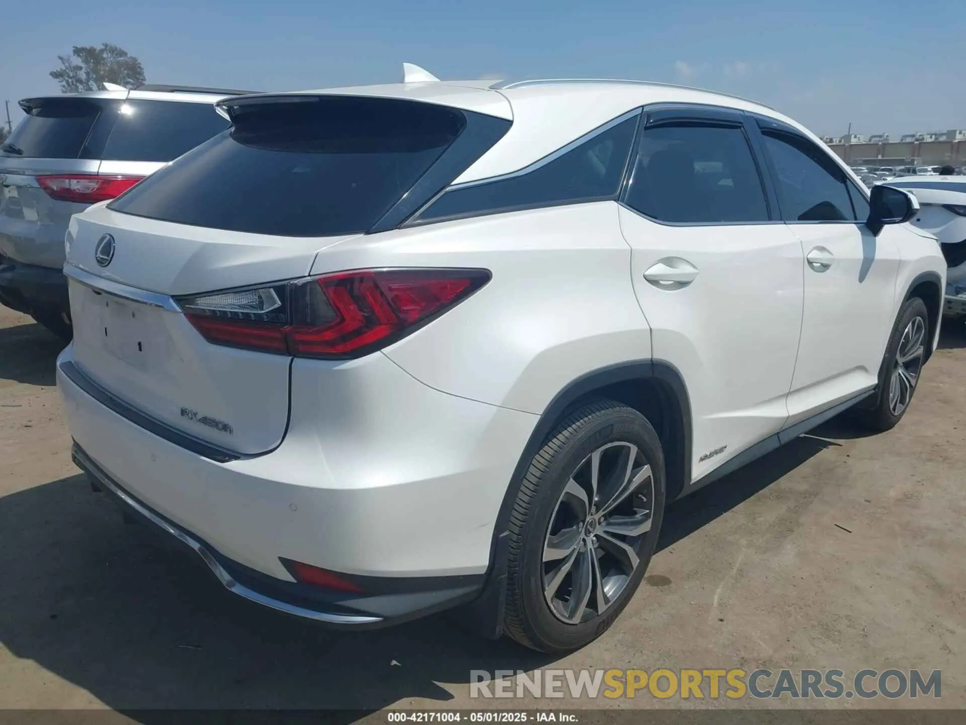4 Фотография поврежденного автомобиля 2T2HGMDA4LC050687 LEXUS RX 450H 2020