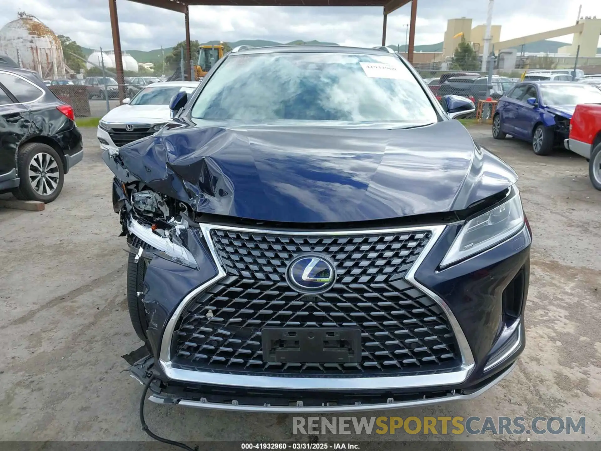 13 Photograph of a damaged car 2T2HGMDA6LC047628 LEXUS RX 450H 2020