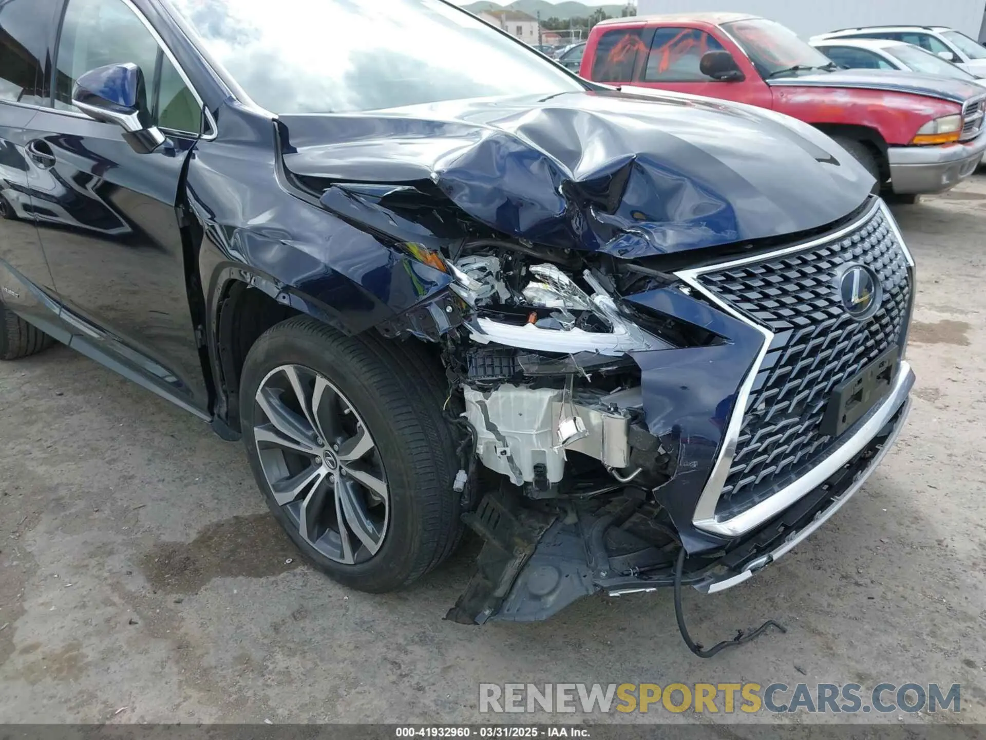 6 Photograph of a damaged car 2T2HGMDA6LC047628 LEXUS RX 450H 2020