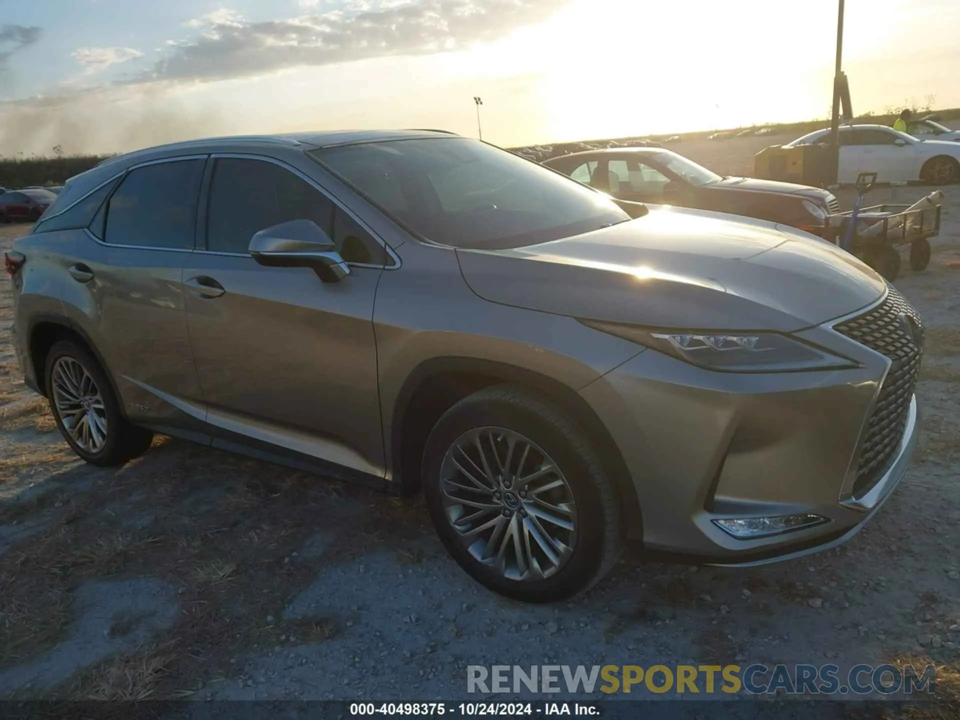 1 Photograph of a damaged car 2T2JGMDA4LC053476 LEXUS RX 450H 2020