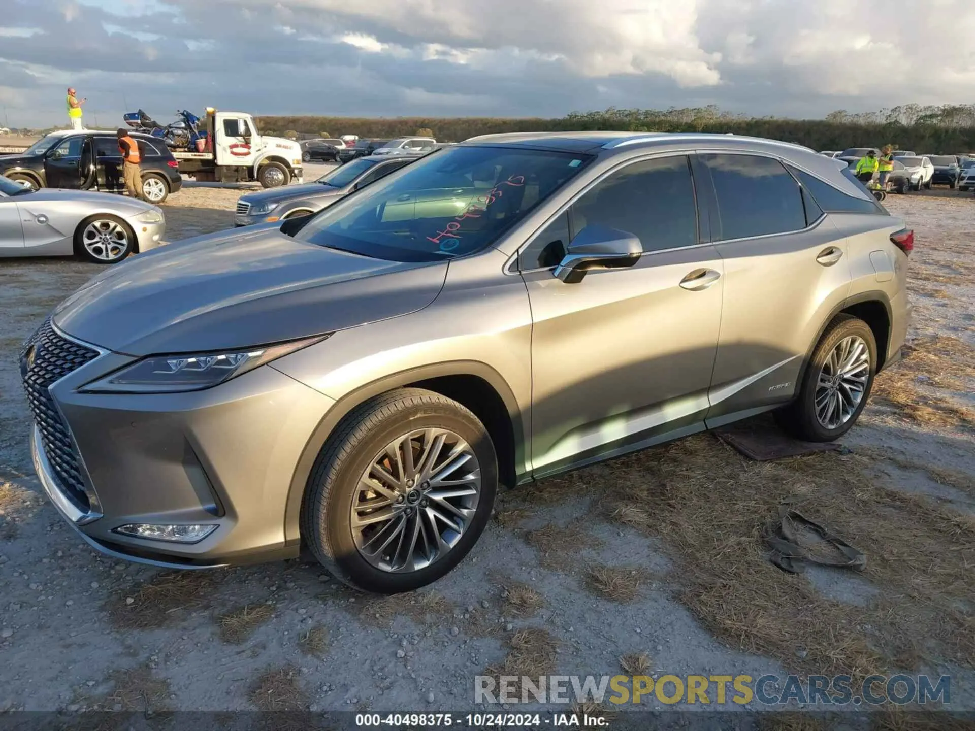 2 Photograph of a damaged car 2T2JGMDA4LC053476 LEXUS RX 450H 2020