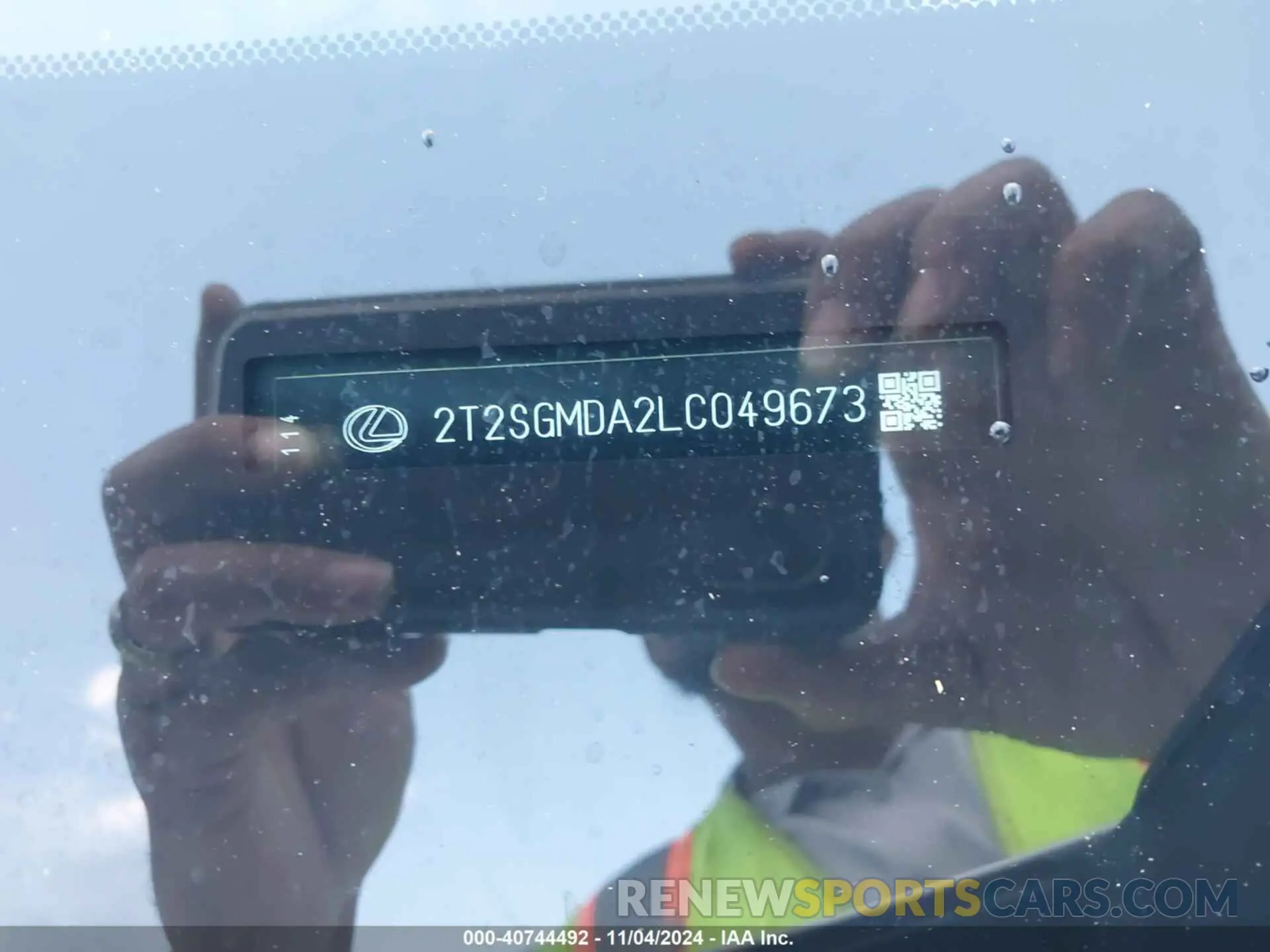 9 Фотография поврежденного автомобиля 2T2SGMDA2LC049673 LEXUS RX 450H 2020