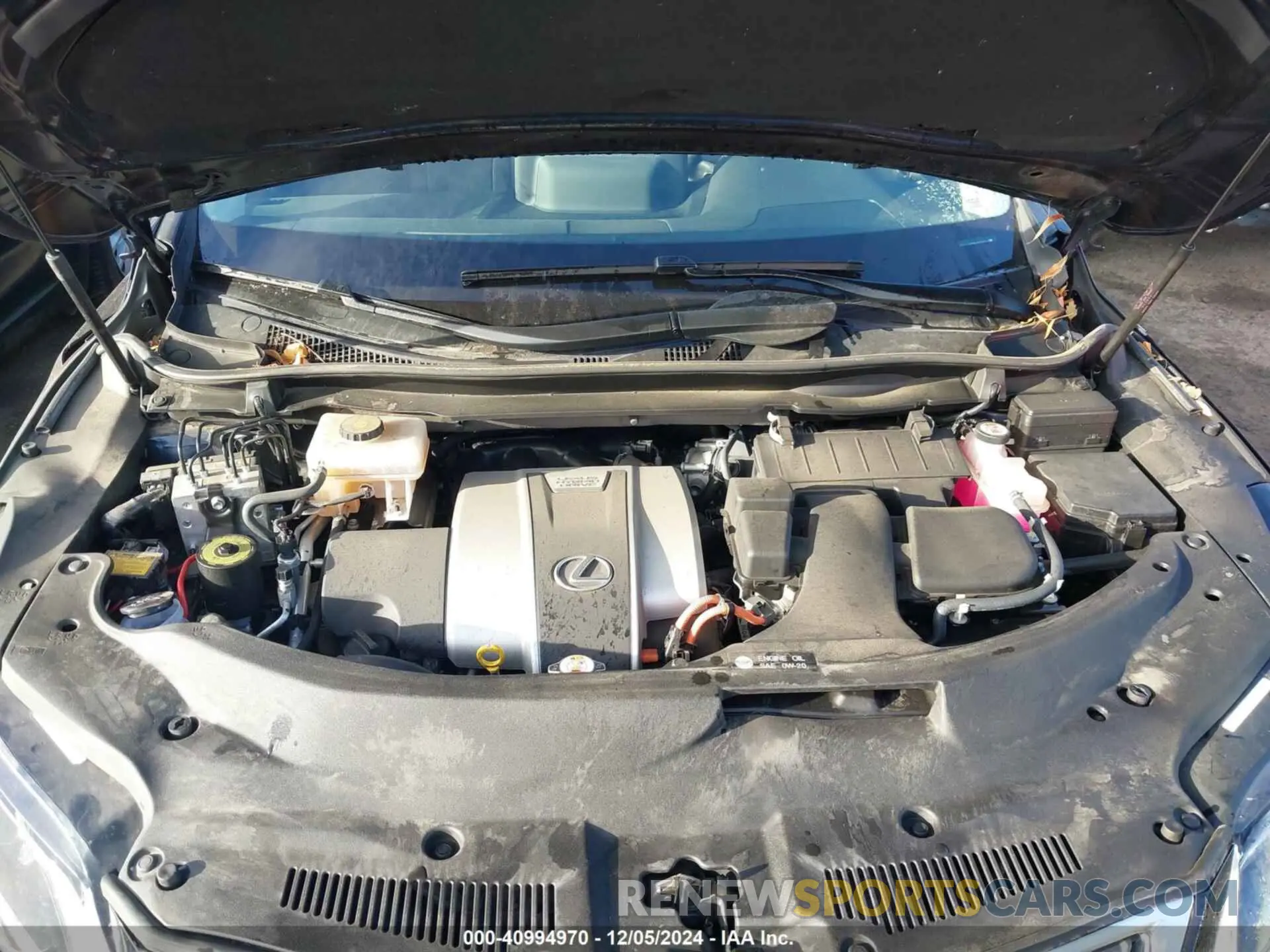 10 Photograph of a damaged car 2T2HGMDA1MC057923 LEXUS RX 450H 2021