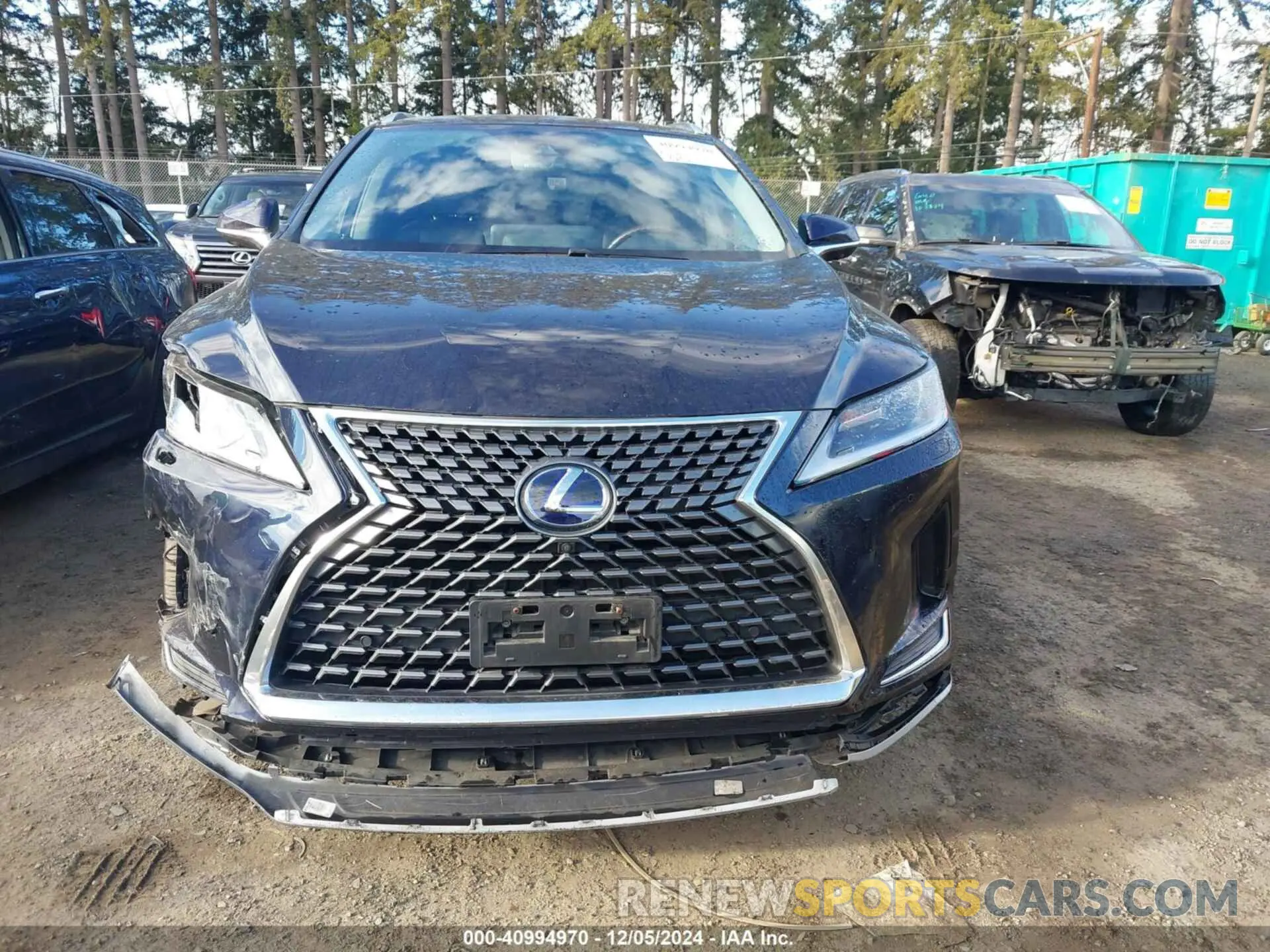 12 Photograph of a damaged car 2T2HGMDA1MC057923 LEXUS RX 450H 2021