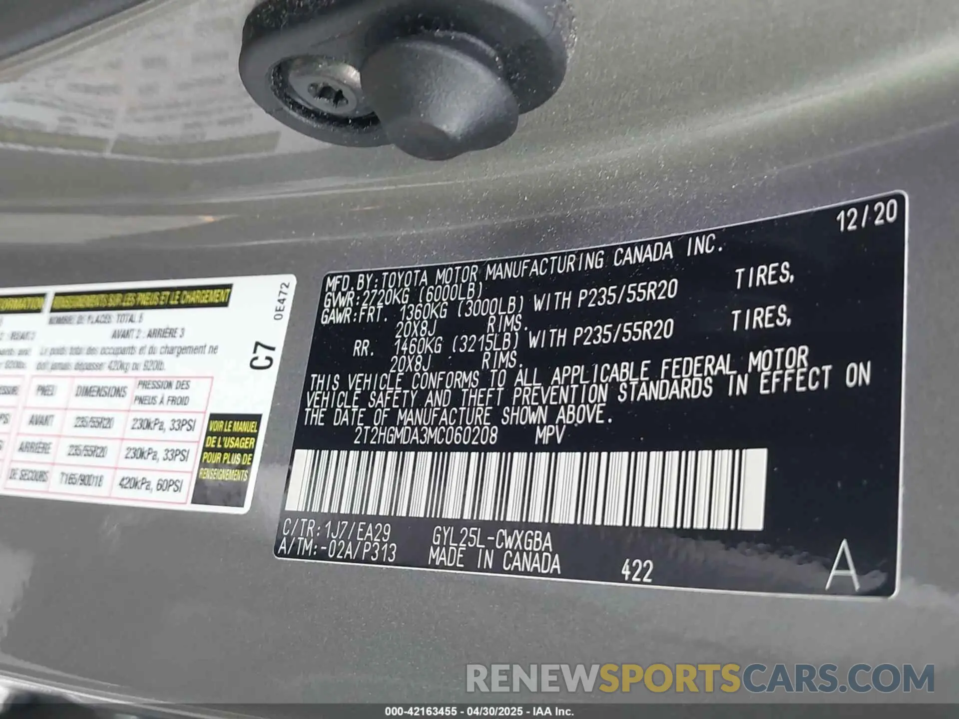 9 Фотография поврежденного автомобиля 2T2HGMDA3MC060208 LEXUS RX 450H 2021
