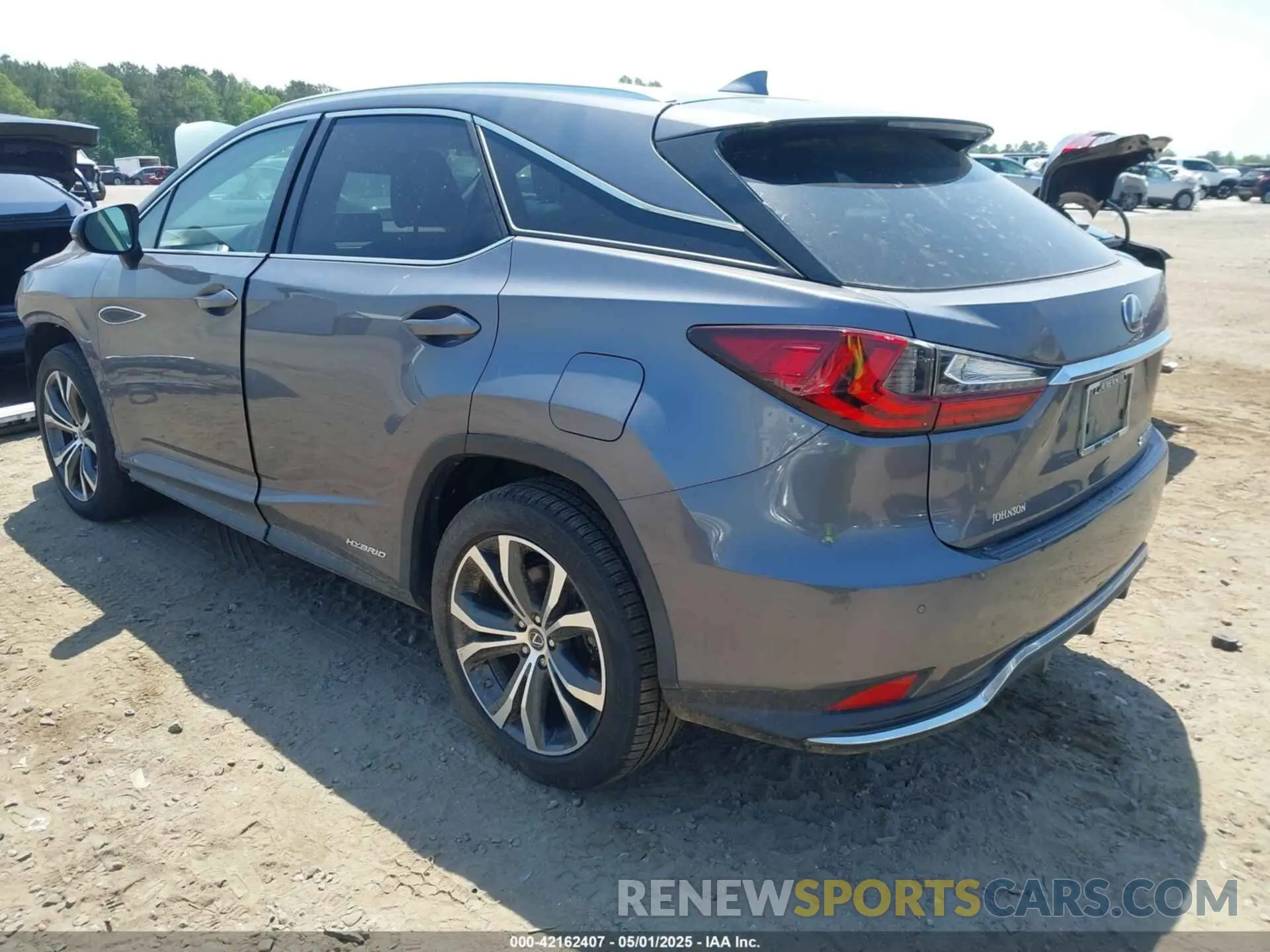 3 Photograph of a damaged car 2T2HGMDA6MC065516 LEXUS RX 450H 2021