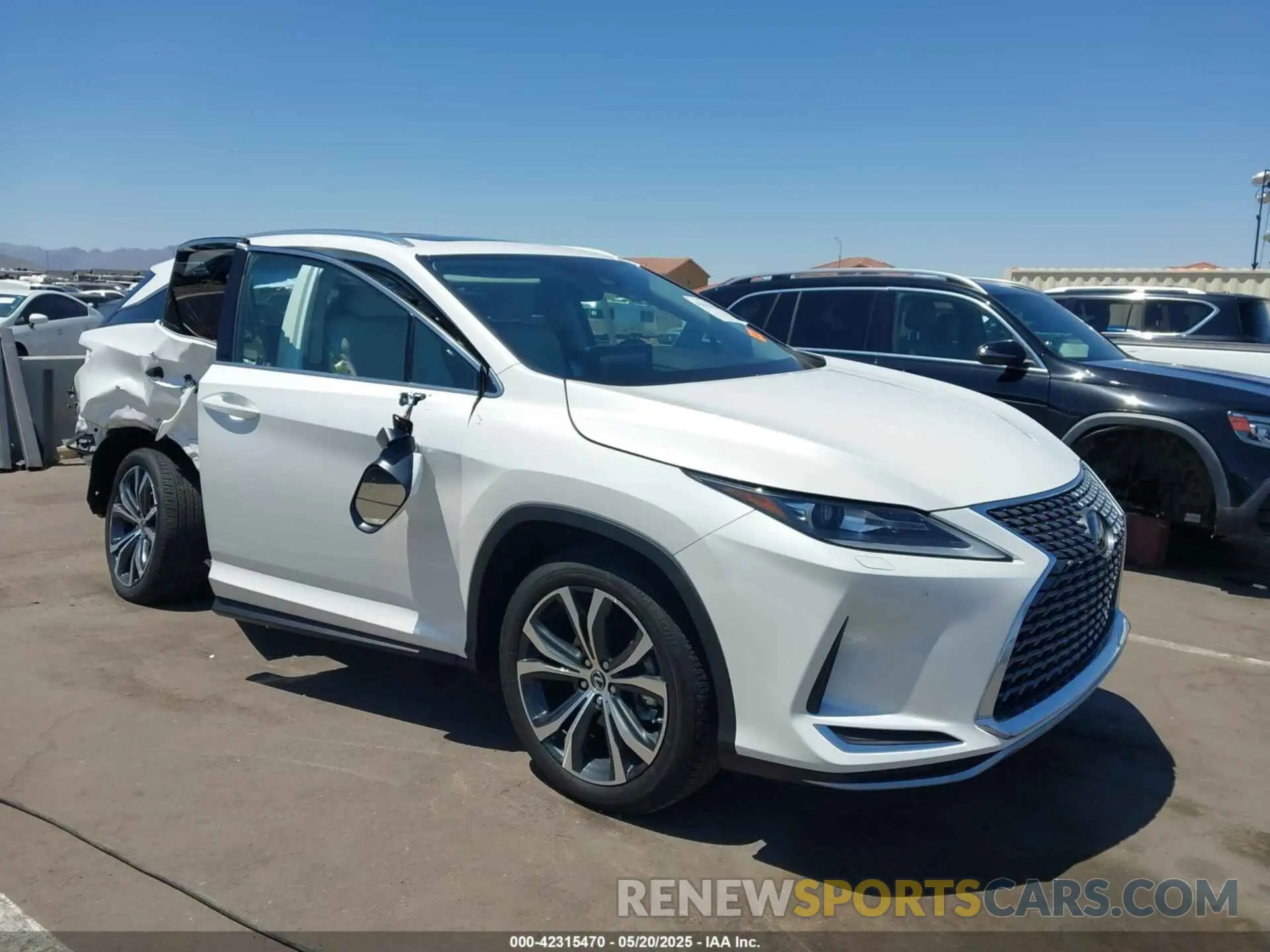 1 Фотография поврежденного автомобиля 2T2HGMDA6MC070828 LEXUS RX 450H 2021