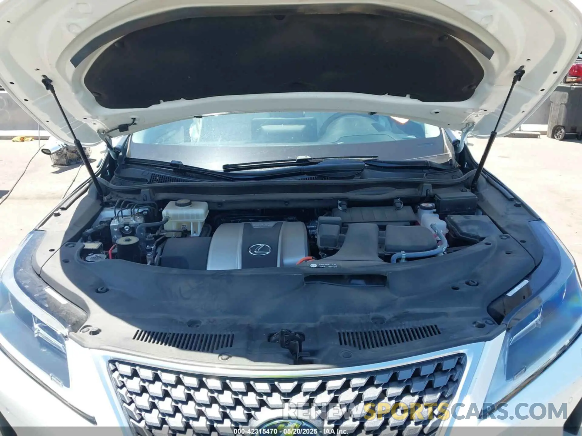 10 Фотография поврежденного автомобиля 2T2HGMDA6MC070828 LEXUS RX 450H 2021