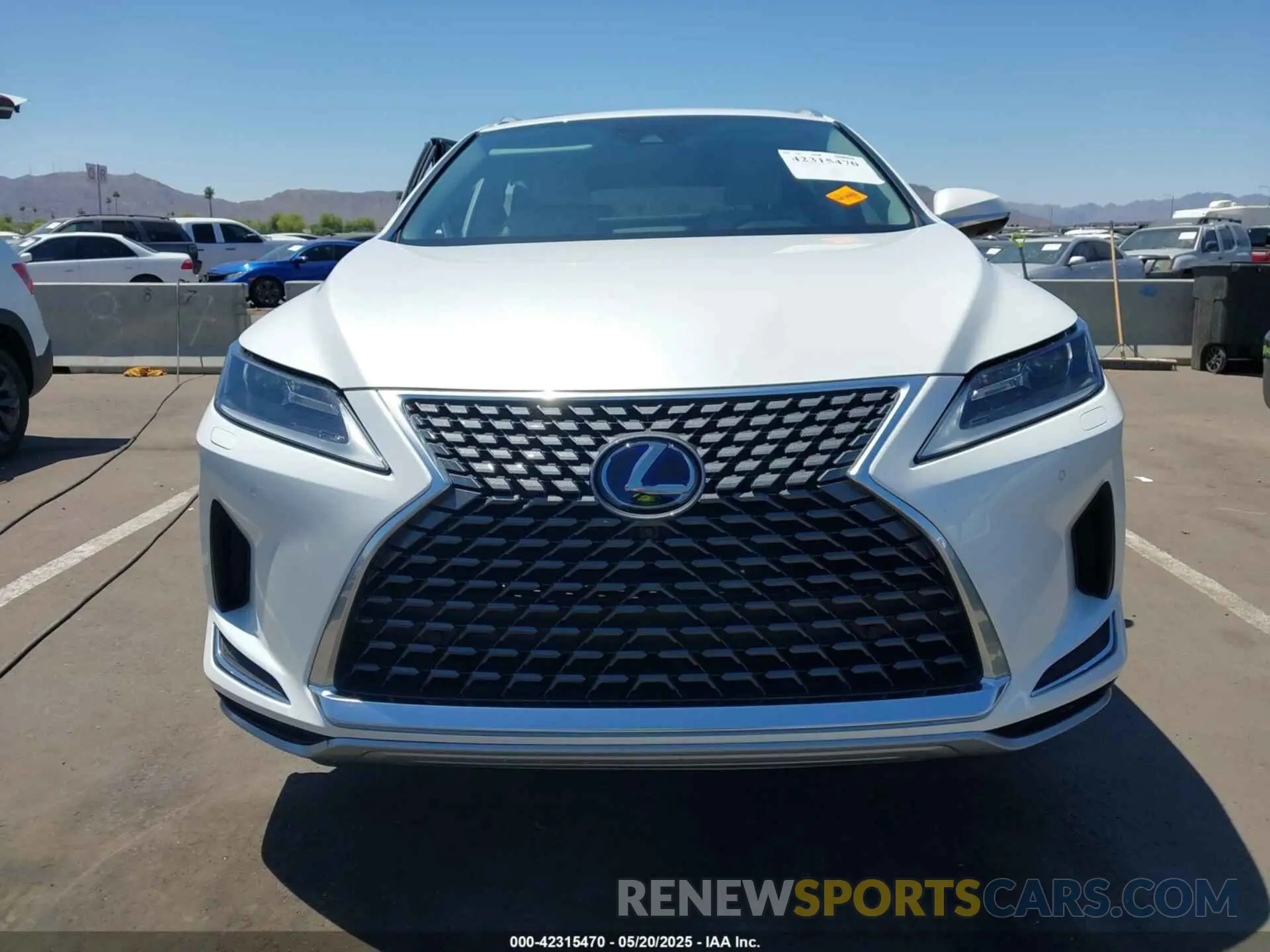 12 Фотография поврежденного автомобиля 2T2HGMDA6MC070828 LEXUS RX 450H 2021