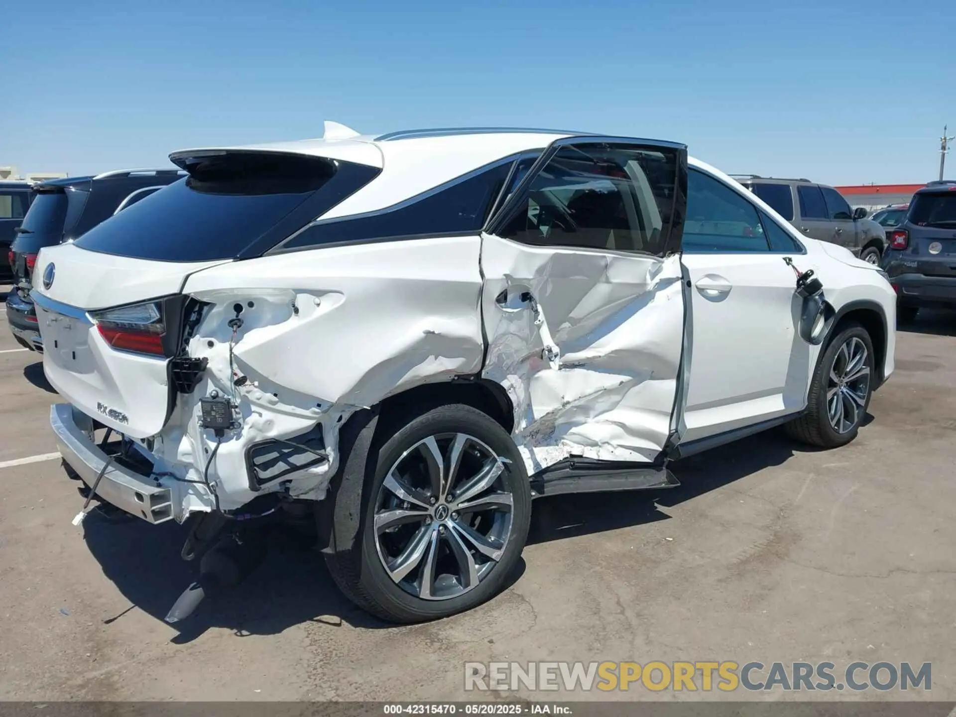 6 Фотография поврежденного автомобиля 2T2HGMDA6MC070828 LEXUS RX 450H 2021