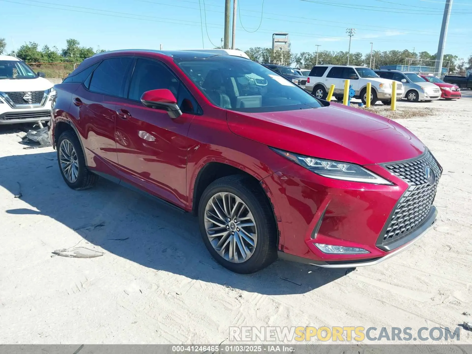 1 Фотография поврежденного автомобиля 2T2JGMDA1MC065053 LEXUS RX 450H 2021
