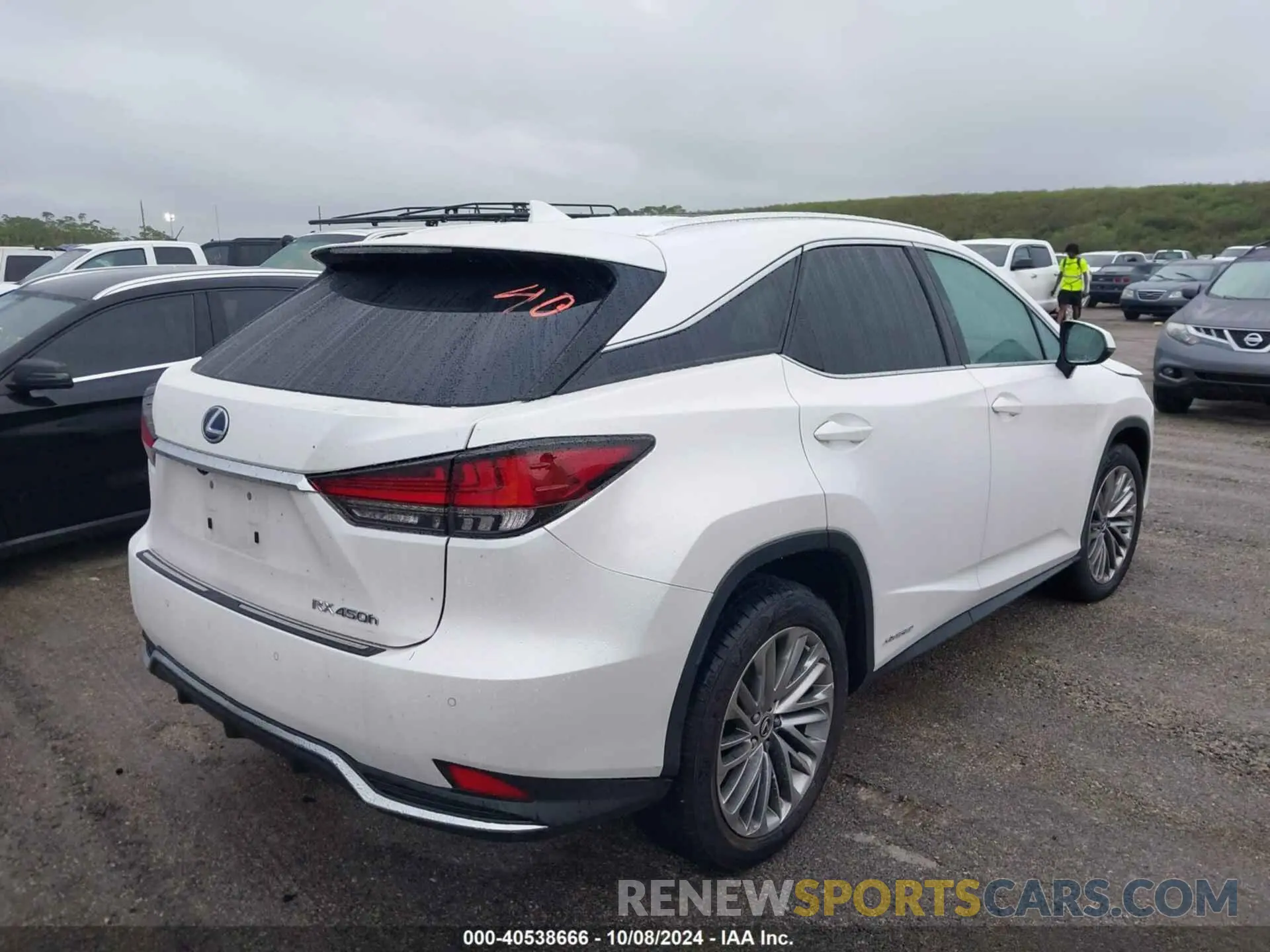 4 Photograph of a damaged car 2T2JGMDA8MC071755 LEXUS RX 450H 2021