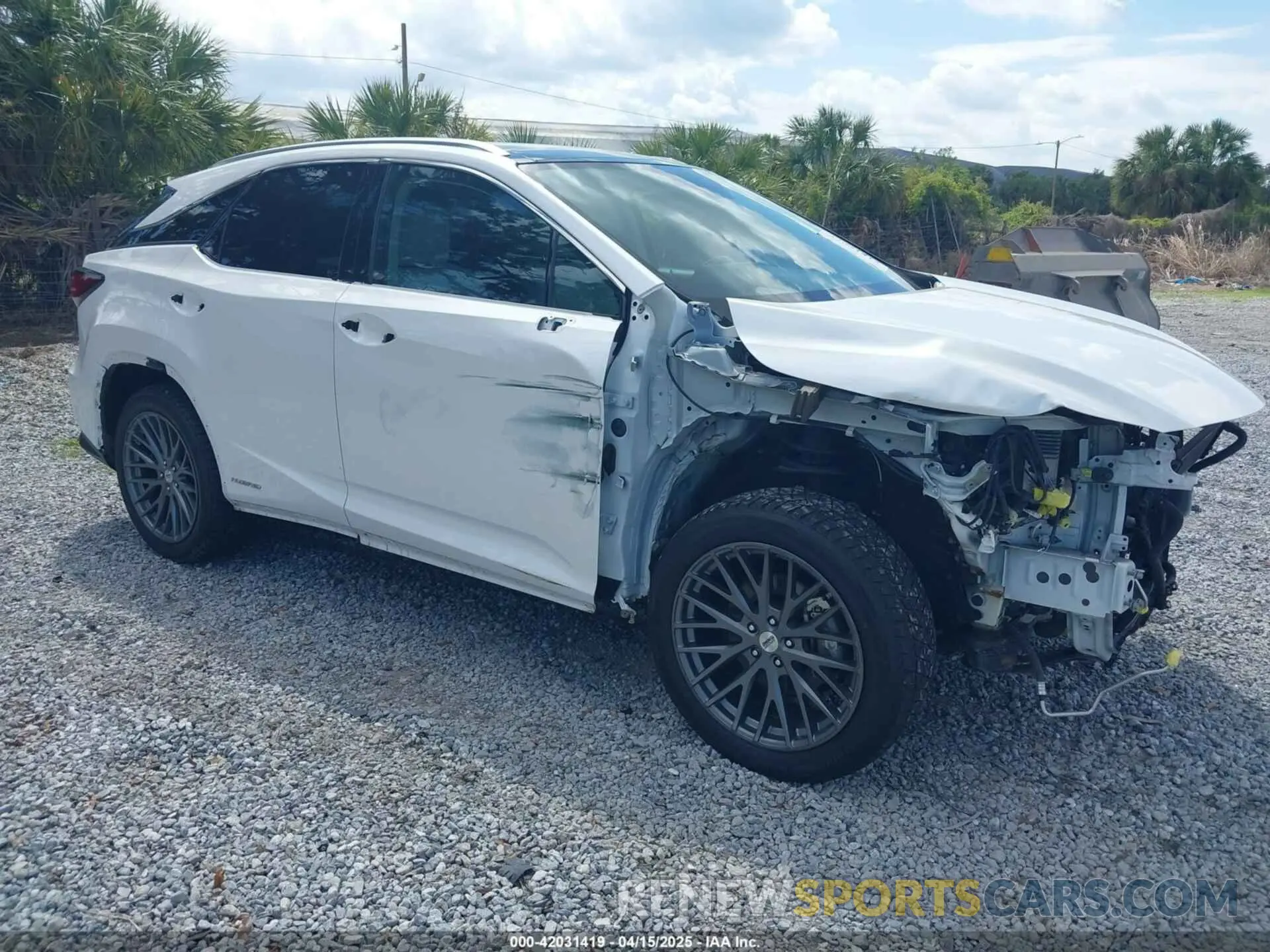 1 Фотография поврежденного автомобиля 2T2JGMDA9MC058061 LEXUS RX 450H 2021