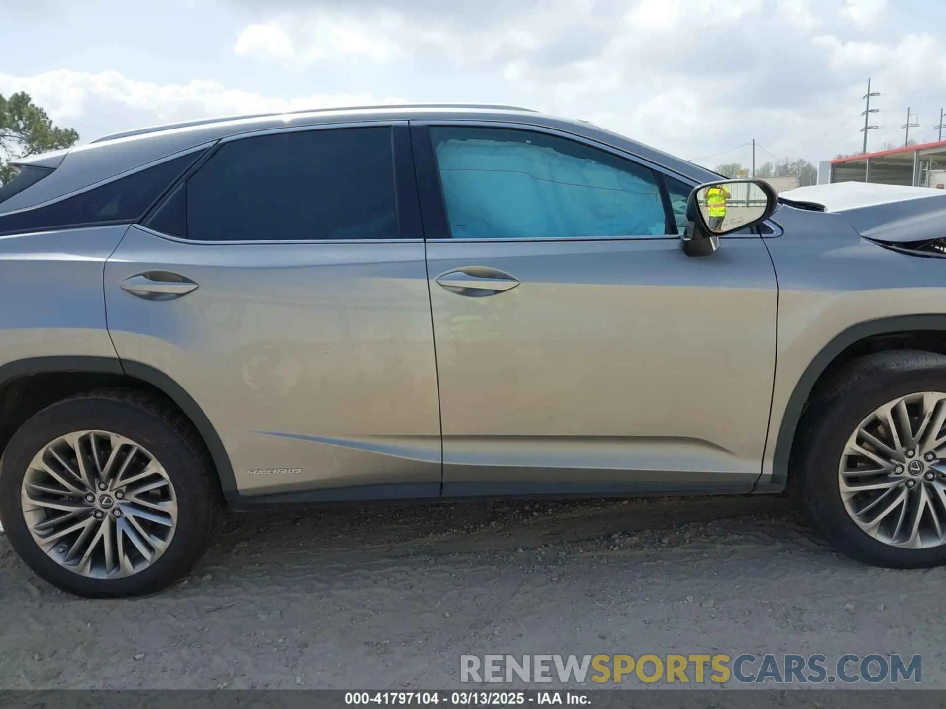 14 Photograph of a damaged car 2T2JGMDA9MC061963 LEXUS RX 450H 2021