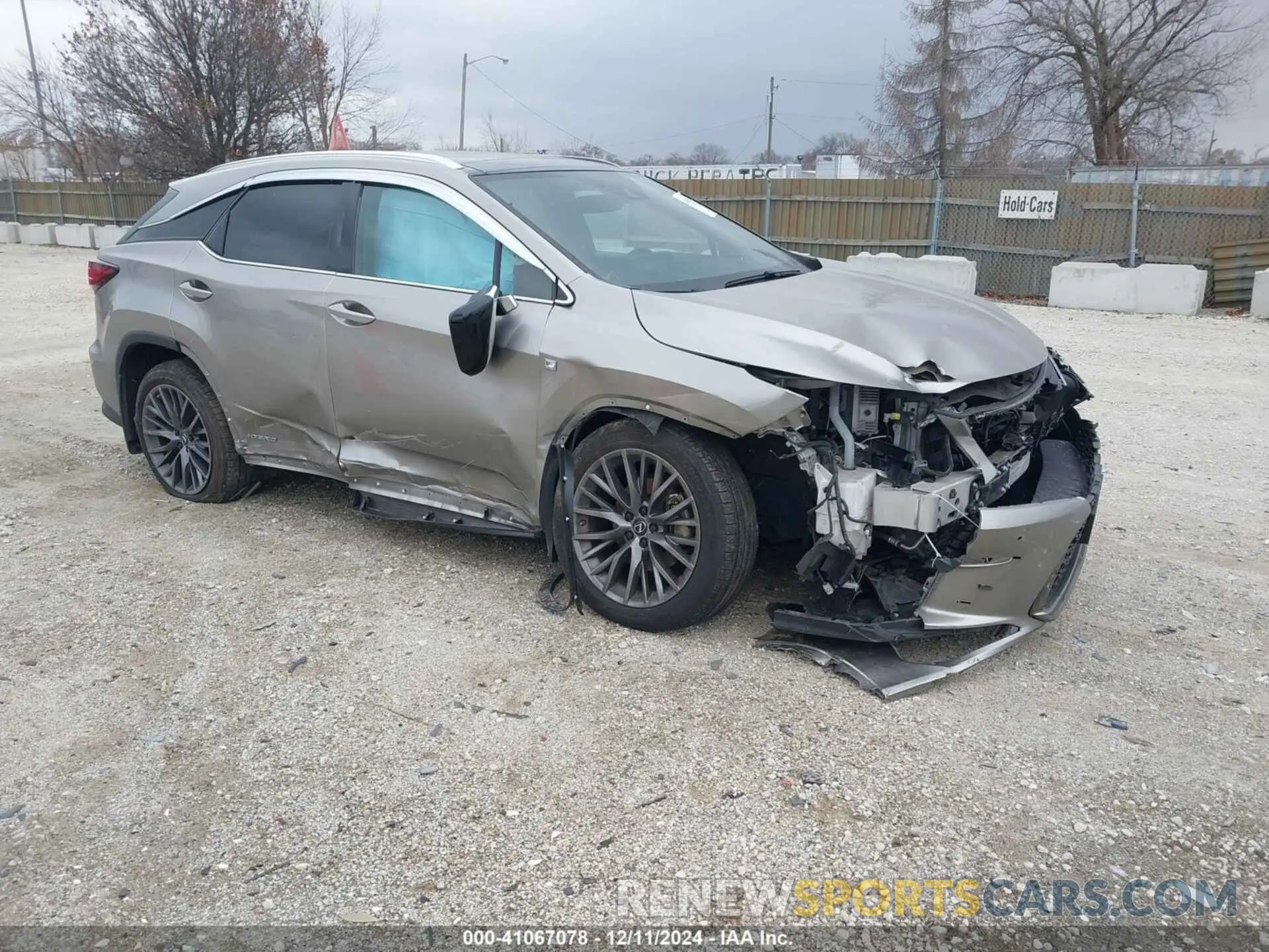 1 Фотография поврежденного автомобиля 2T2YGMDA4MC059875 LEXUS RX 450H 2021