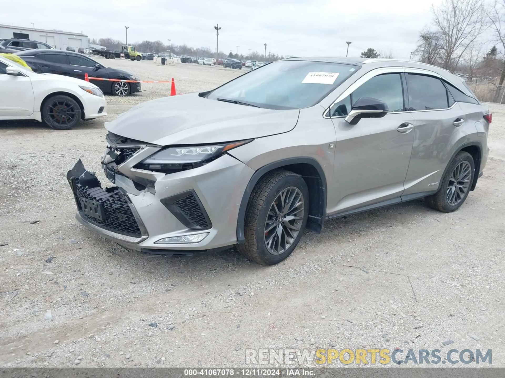 2 Фотография поврежденного автомобиля 2T2YGMDA4MC059875 LEXUS RX 450H 2021