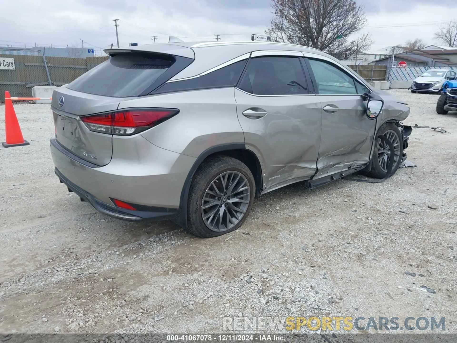 4 Фотография поврежденного автомобиля 2T2YGMDA4MC059875 LEXUS RX 450H 2021