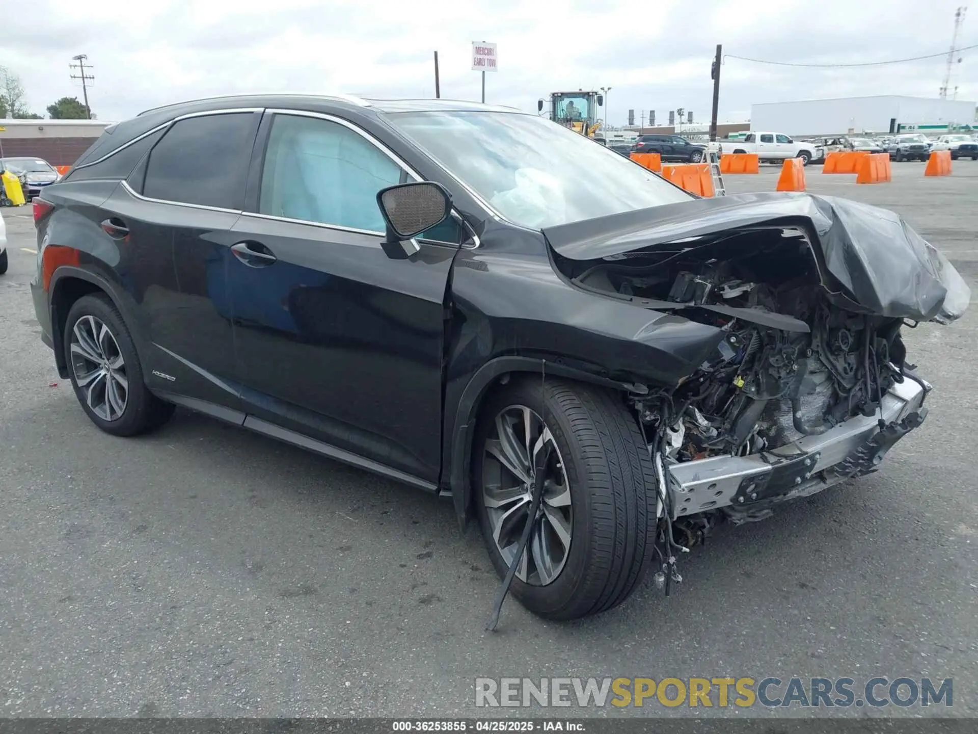 1 Photograph of a damaged car 2T2HGMDA1NC090258 LEXUS RX 450H 2022