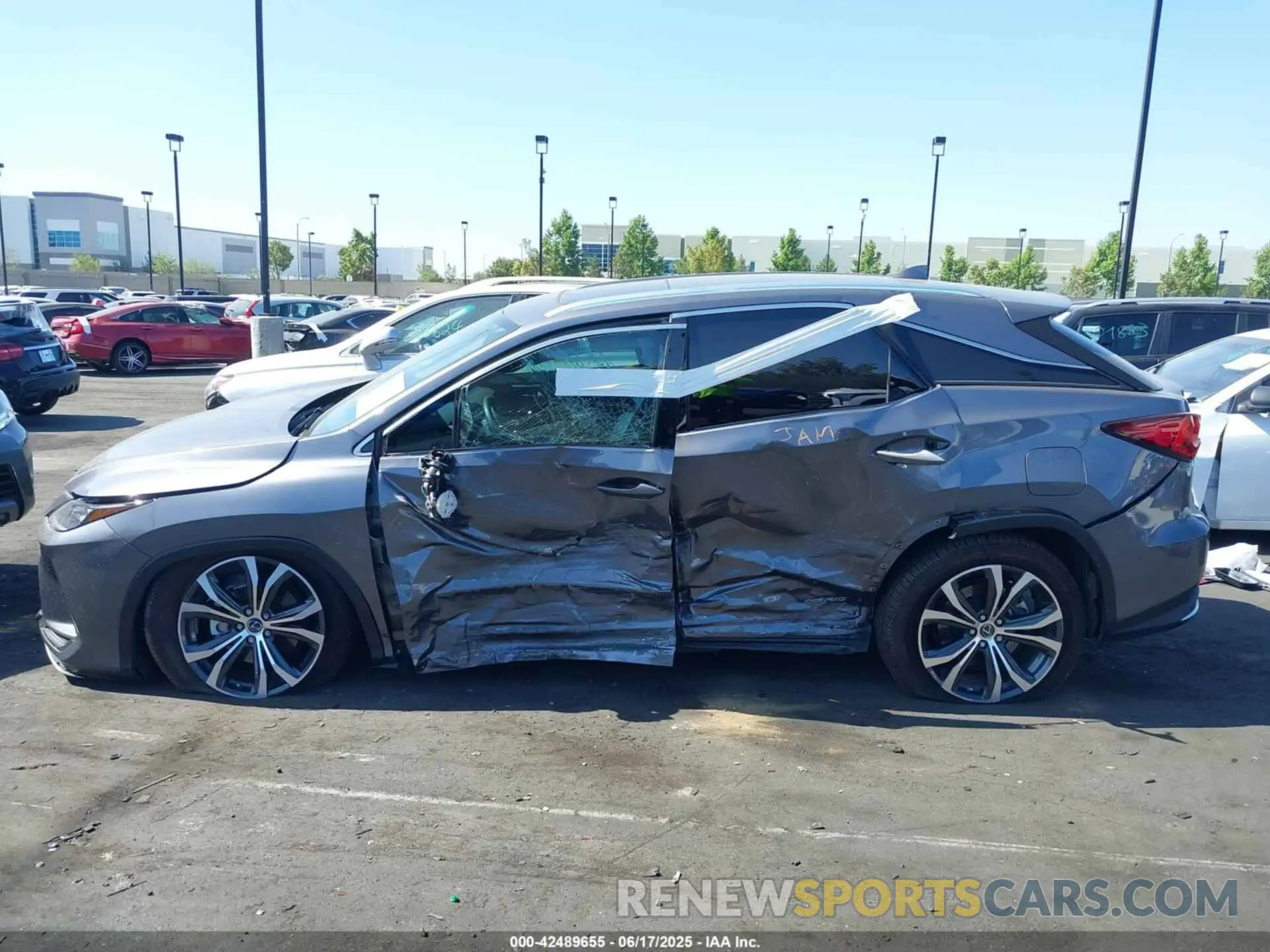 14 Фотография поврежденного автомобиля 2T2HGMDA4NC077617 LEXUS RX 450H 2022