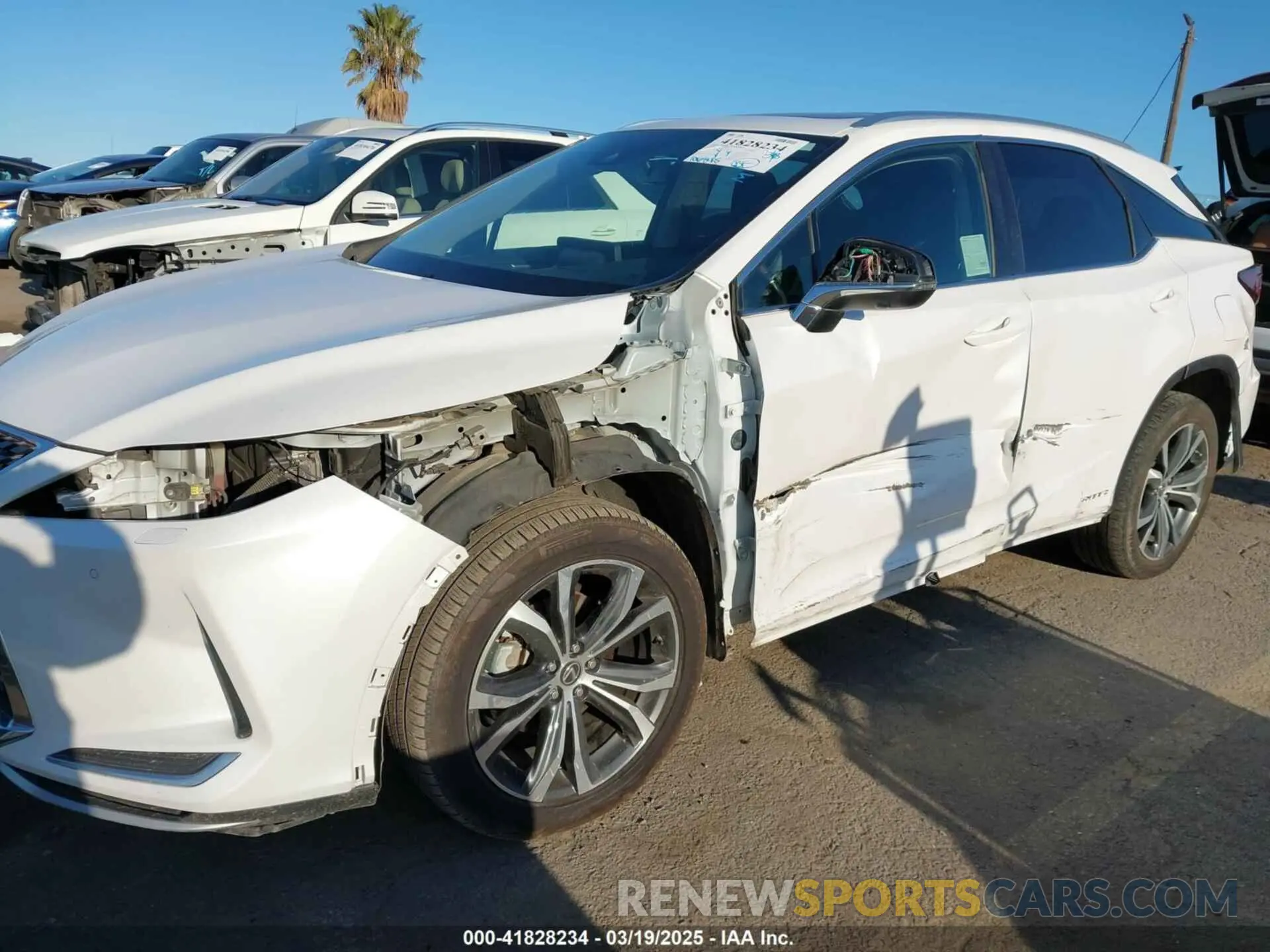 6 Photograph of a damaged car 2T2HGMDA8NC074588 LEXUS RX 450H 2022