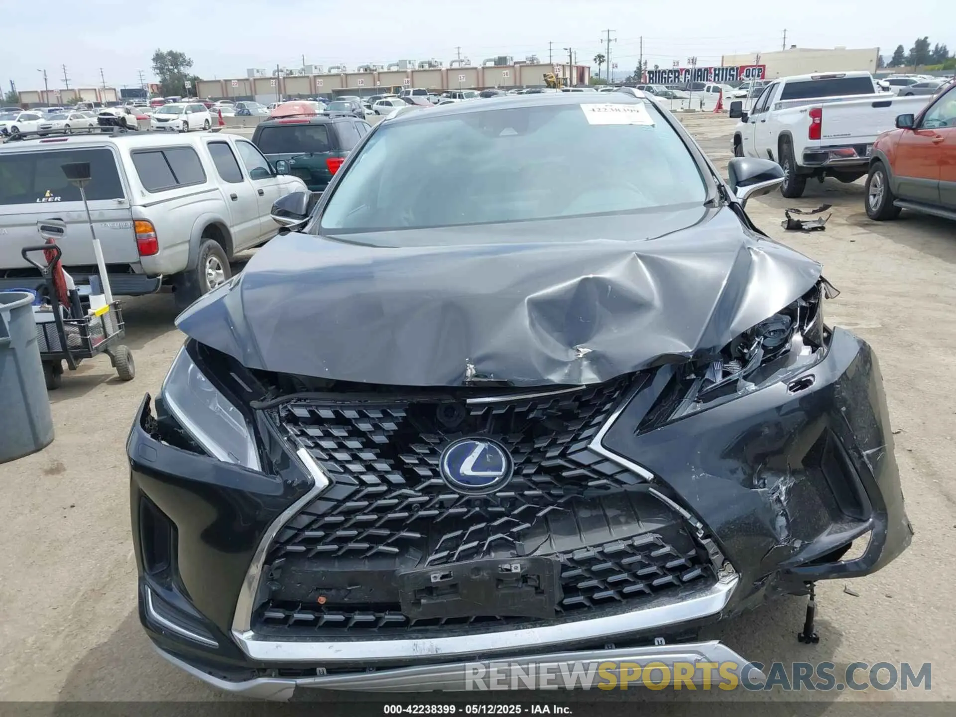 12 Photograph of a damaged car 2T2HGMDAXNC090694 LEXUS RX 450H 2022