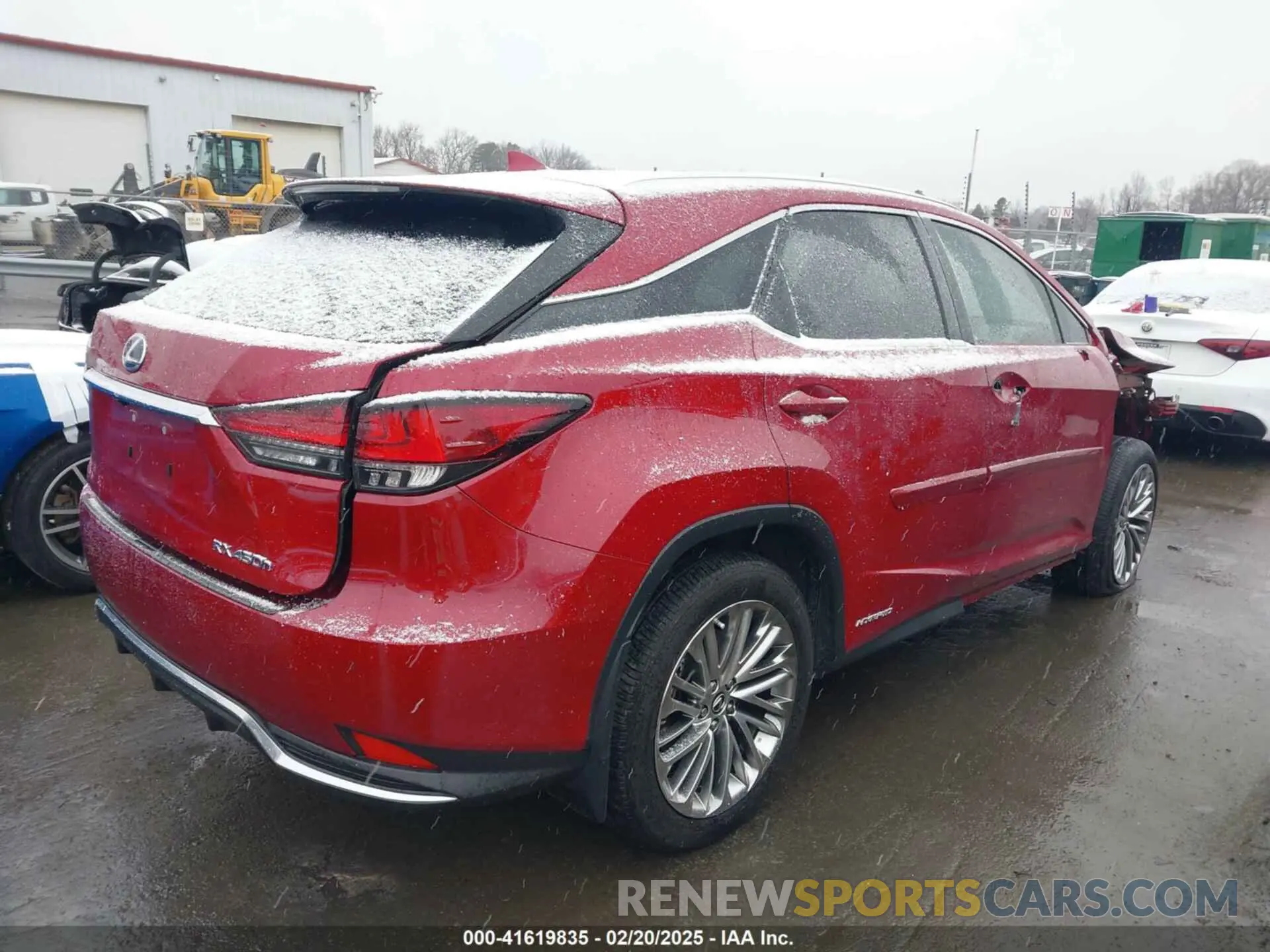 4 Фотография поврежденного автомобиля 2T2JGMDA2NC078878 LEXUS RX 450H 2022