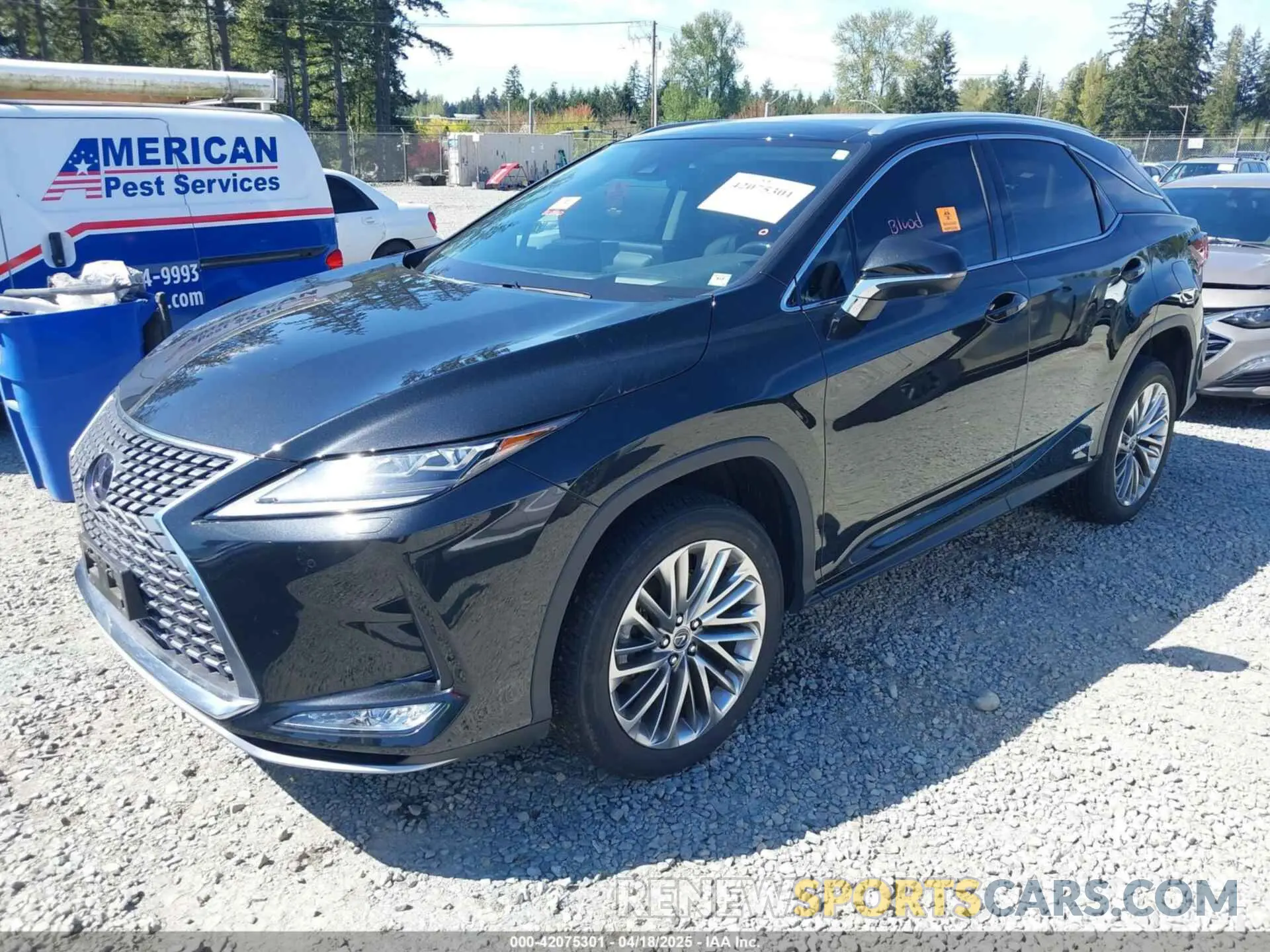 2 Фотография поврежденного автомобиля 2T2JGMDA4NC076274 LEXUS RX 450H 2022