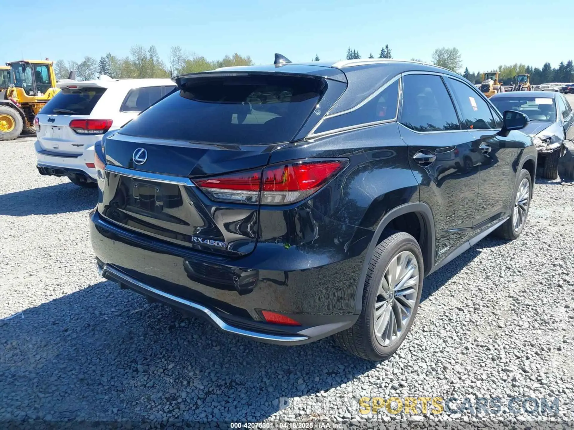 4 Фотография поврежденного автомобиля 2T2JGMDA4NC076274 LEXUS RX 450H 2022