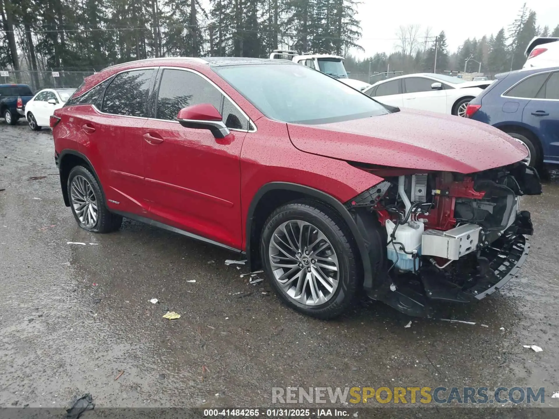 1 Фотография поврежденного автомобиля 2T2JGMDA4NC088568 LEXUS RX 450H 2022