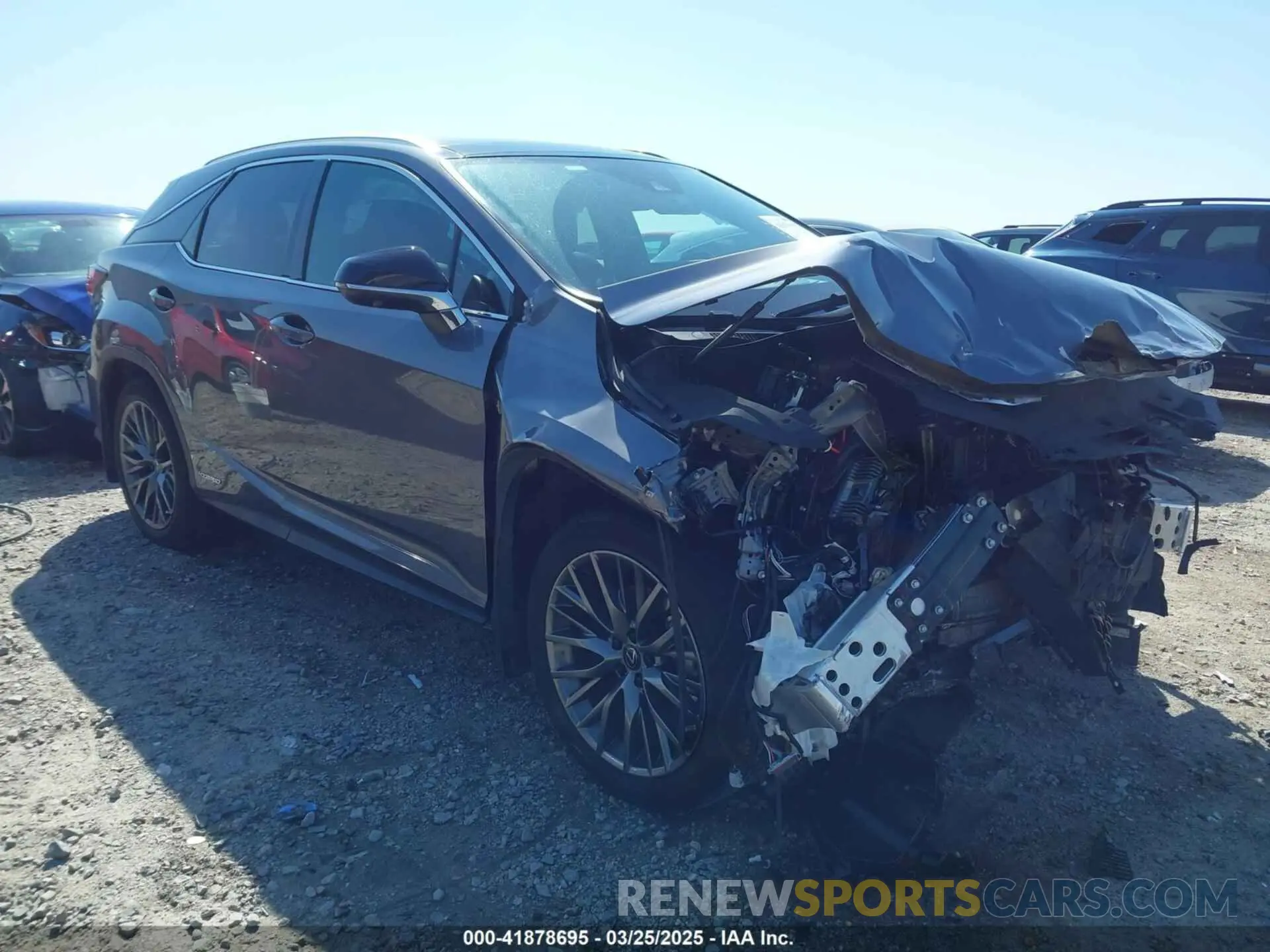 1 Photograph of a damaged car 2T2YGMDA0NC087979 LEXUS RX 450H 2022