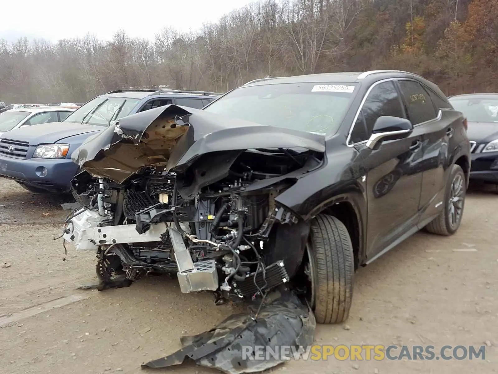 2 Photograph of a damaged car 2T2BGMCA0KC033942 LEXUS RX 450H BA 2019