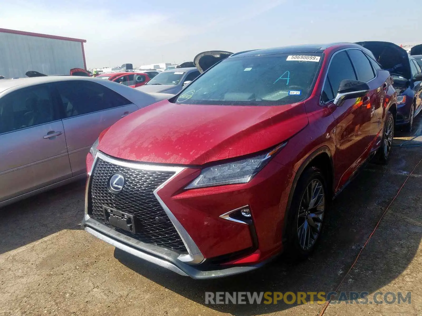 2 Photograph of a damaged car 2T2BGMCA4KC033698 LEXUS RX 450H BA 2019