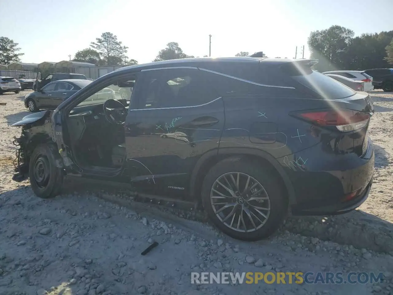 2 Photograph of a damaged car 2T2YGMDA3LC049997 LEXUS RX 450H F 2020