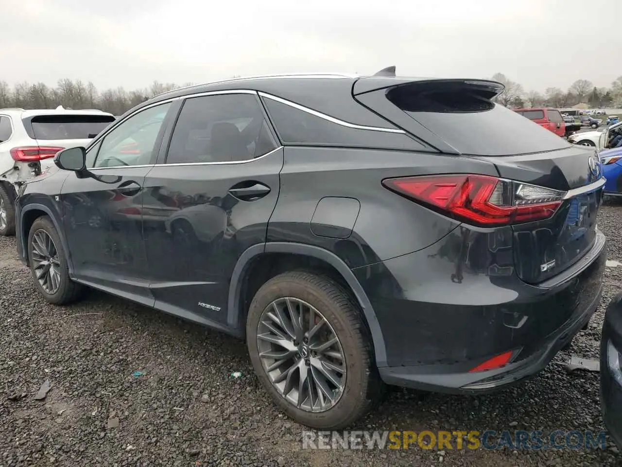 2 Фотография поврежденного автомобиля 2T2SGMDA8MC069833 LEXUS RX 450H F 2021