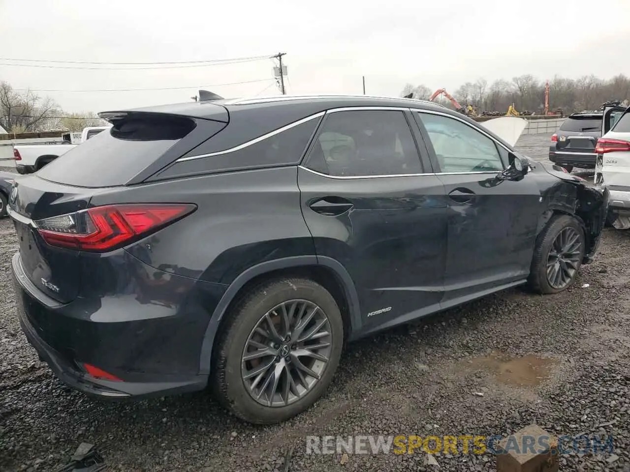 3 Фотография поврежденного автомобиля 2T2SGMDA8MC069833 LEXUS RX 450H F 2021