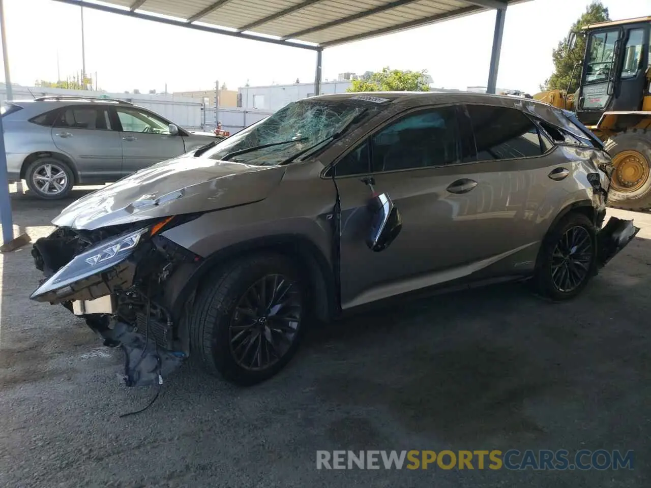 1 Фотография поврежденного автомобиля 2T2YGMDA4MC071198 LEXUS RX 450H F 2021